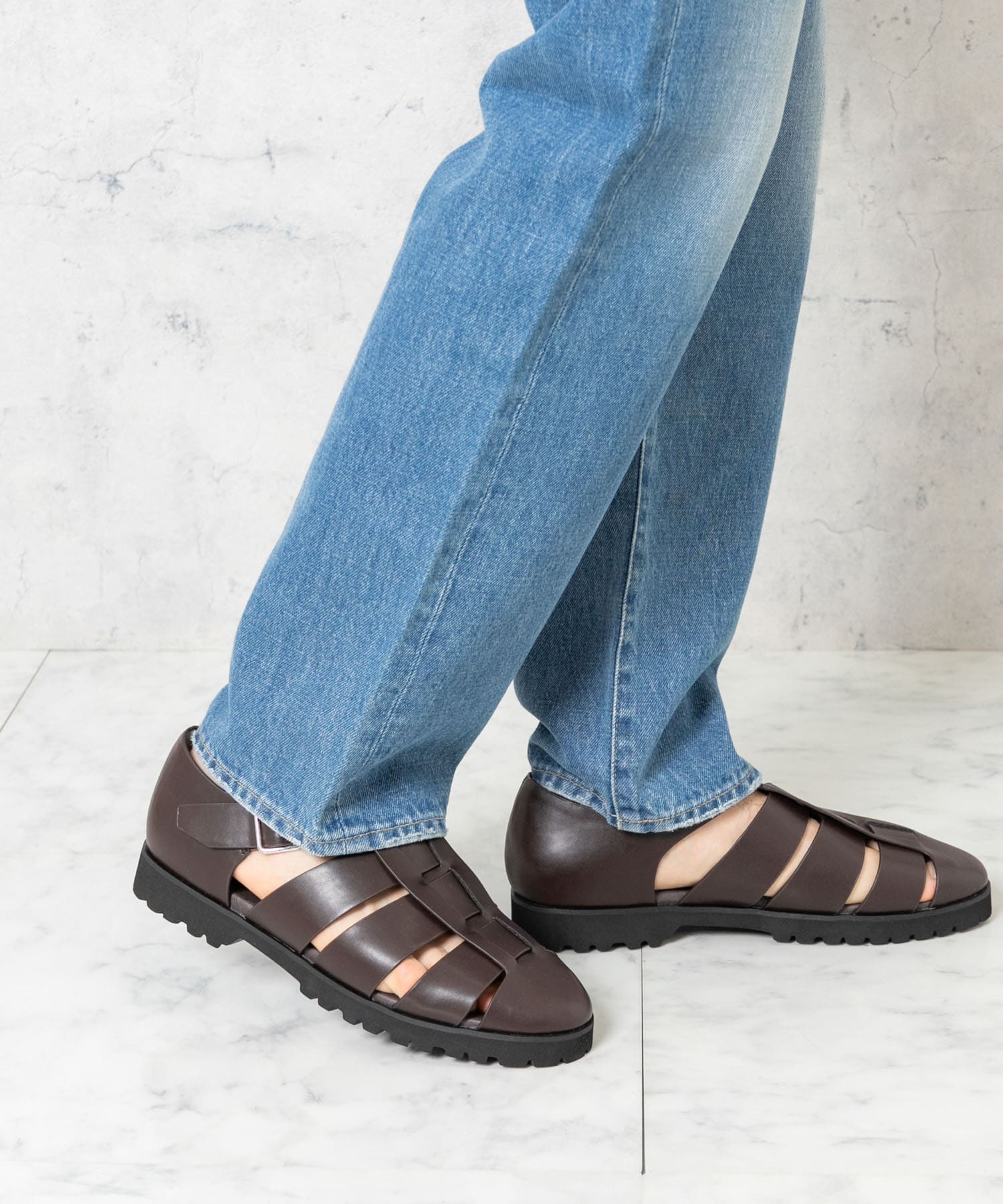 グルカサンダル『レディースサイズあり』 DARK BROWN 25.5