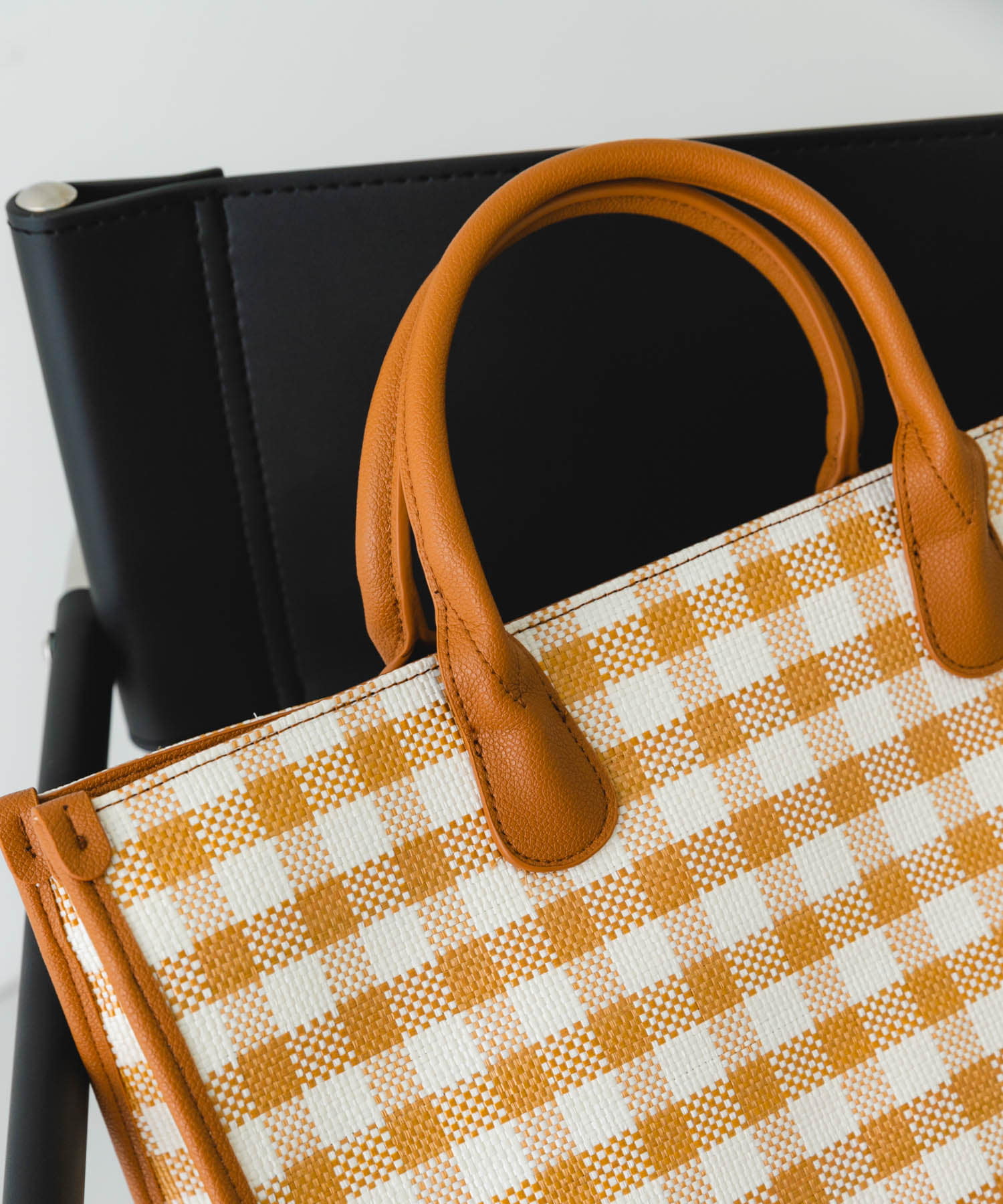 テープショルダービッグトートバッグ BEIGE one