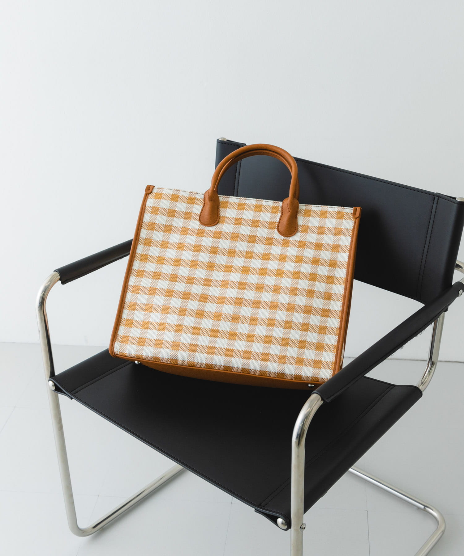 テープショルダービッグトートバッグ BEIGE one