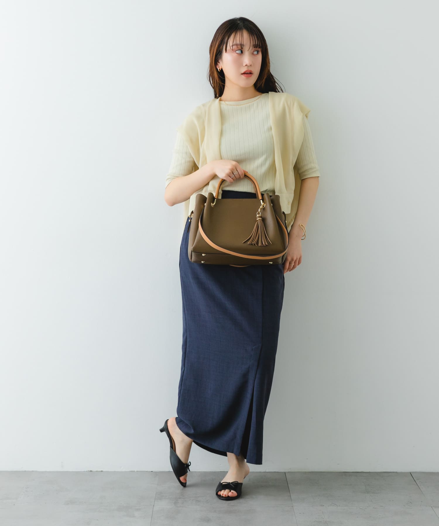 ワイド4WAYトートバッグ MOCHA one