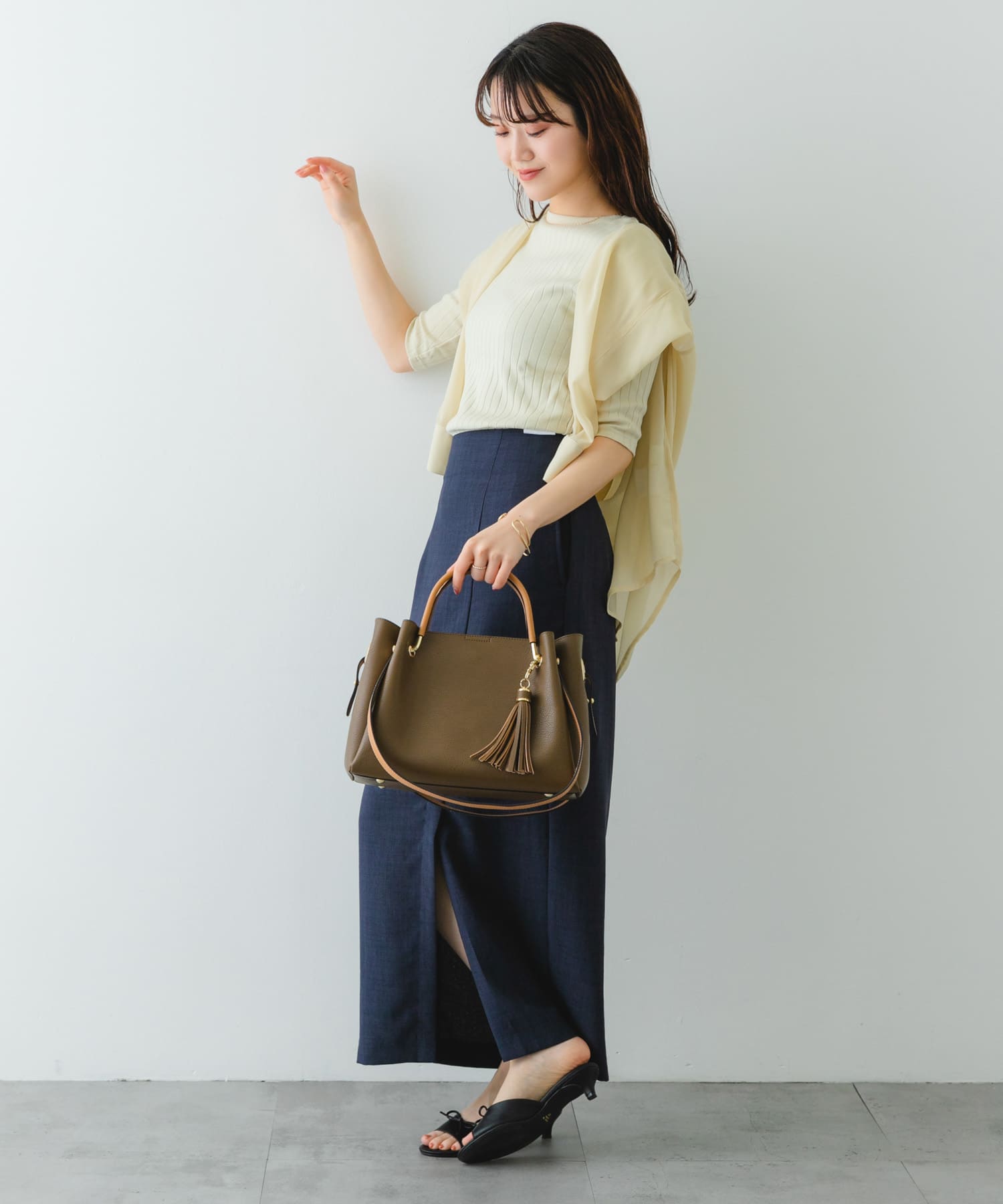 ワイド4WAYトートバッグ MOCHA one