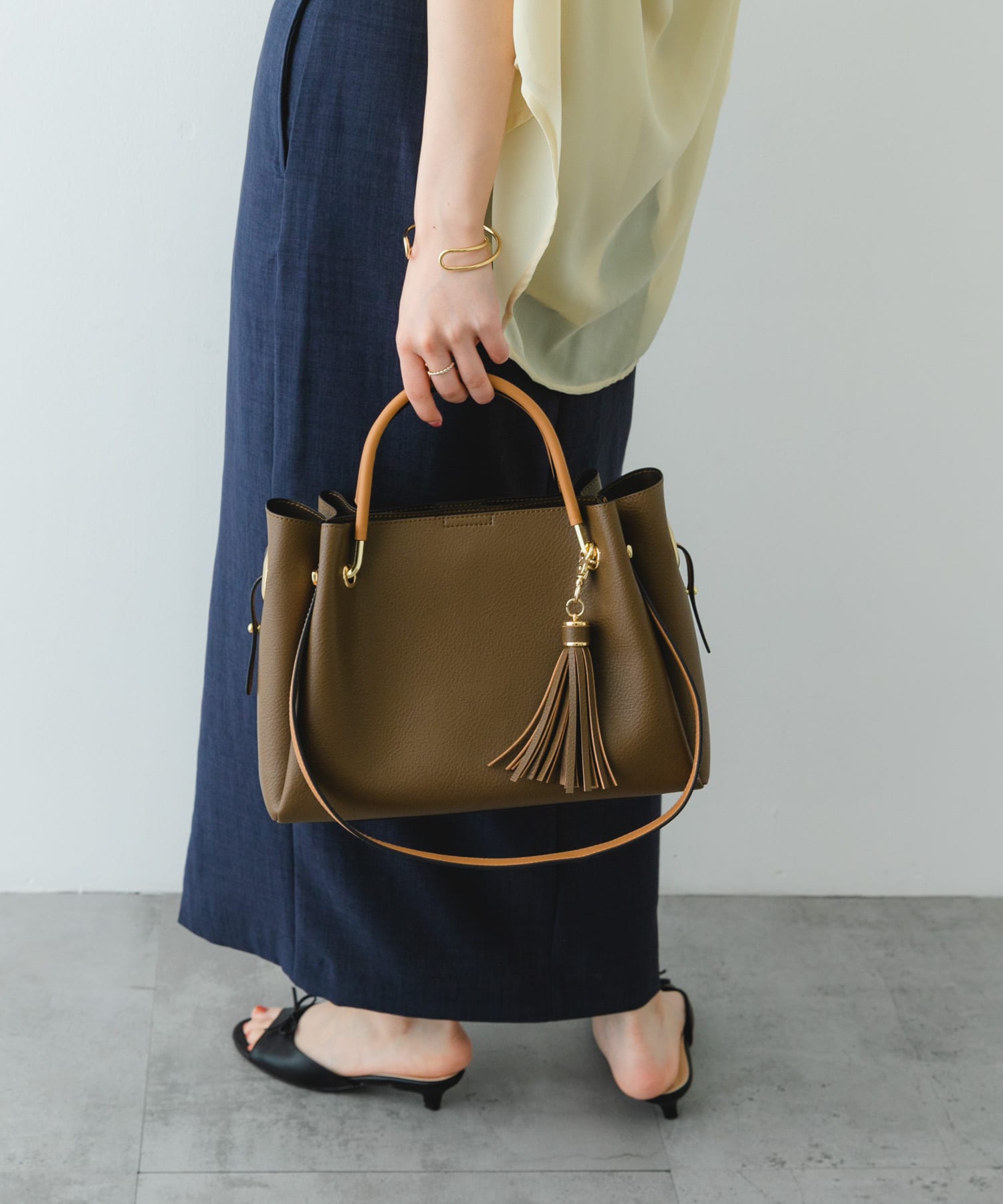 ワイド4WAYトートバッグ MOCHA one