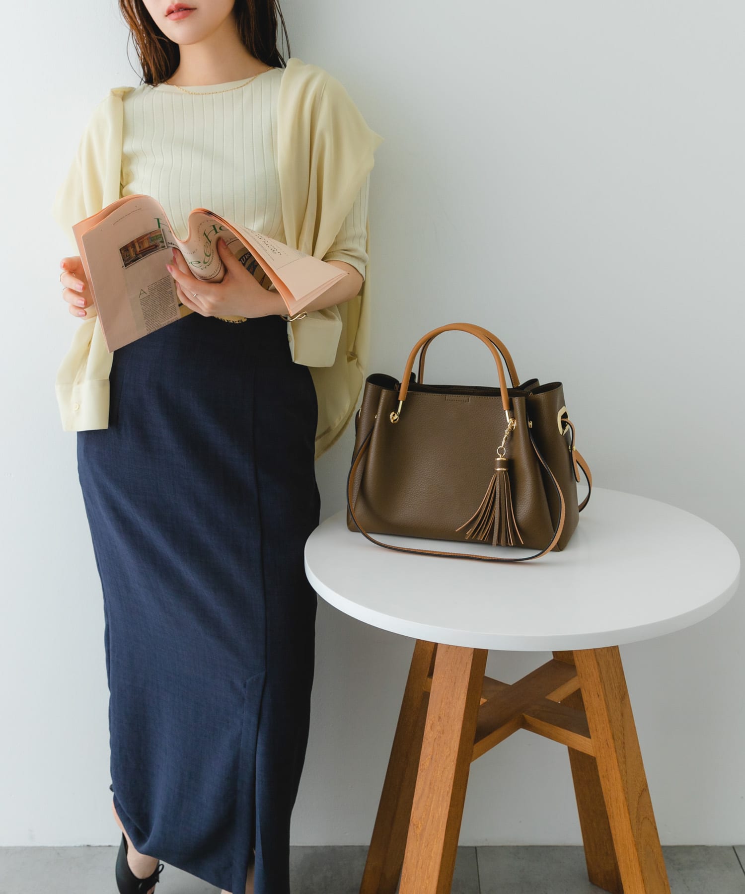 ワイド4WAYトートバッグ MOCHA one