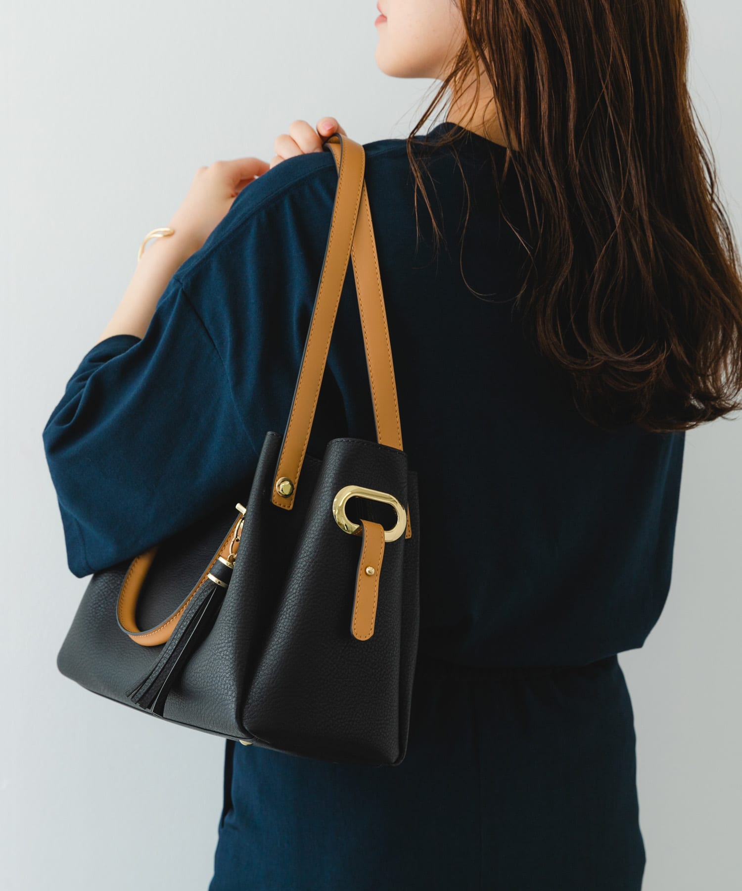 ワイド4WAYトートバッグ BLACK one
