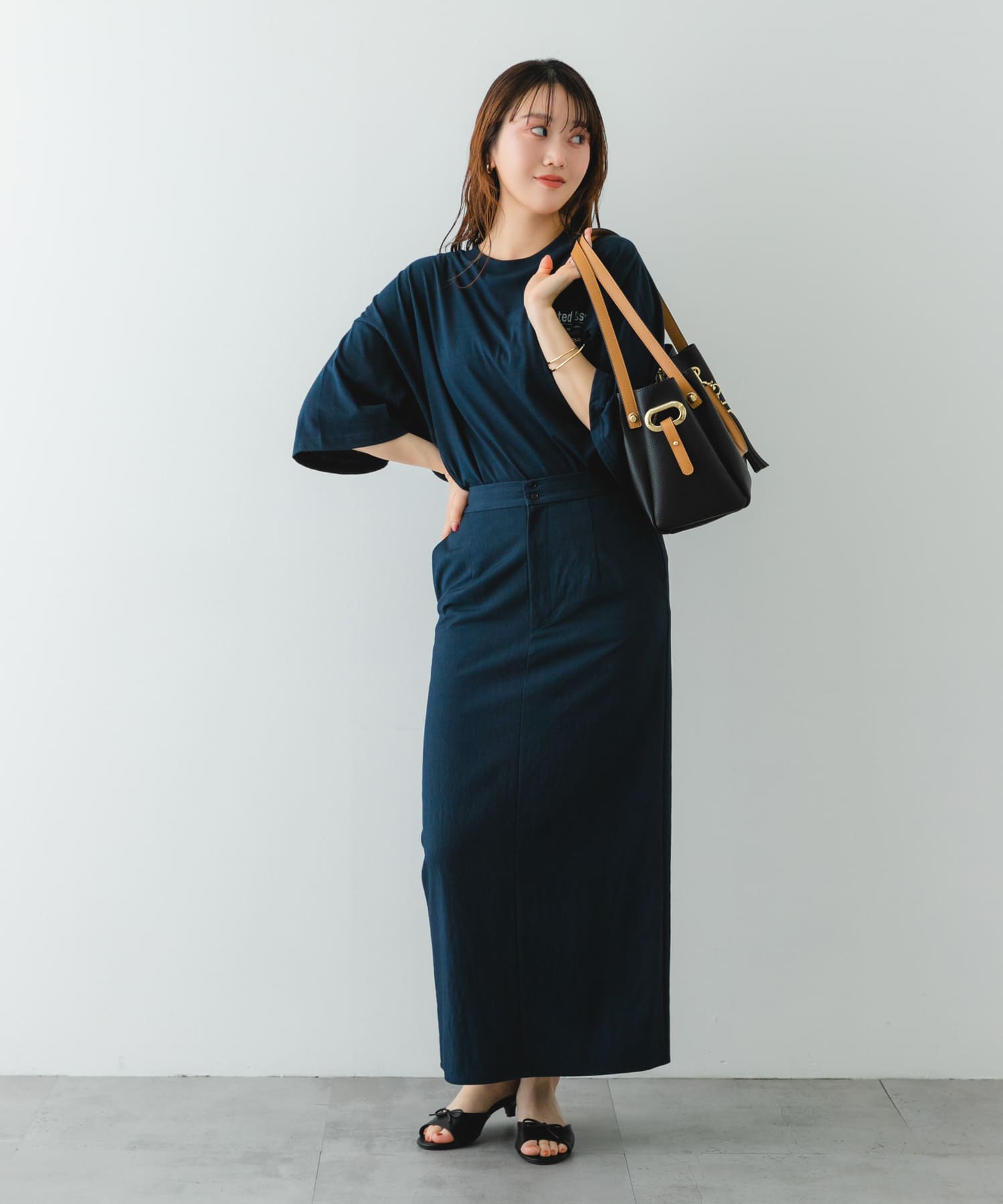 ワイド4WAYトートバッグ BLACK one