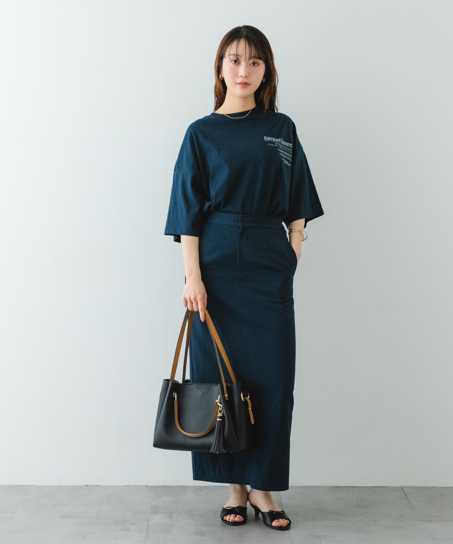 ワイド4WAYトートバッグ BLACK one