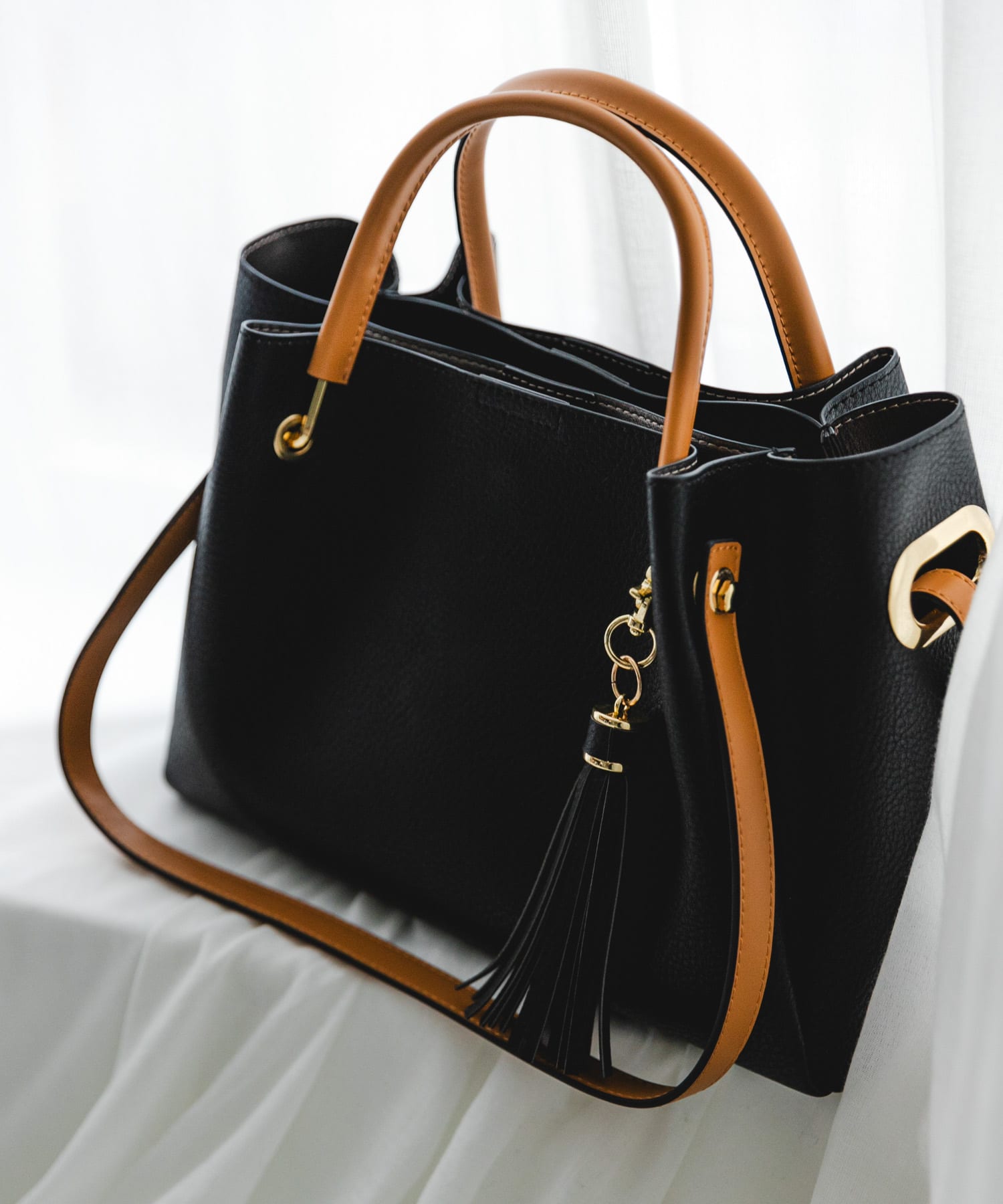 ワイド4WAYトートバッグ BLACK one