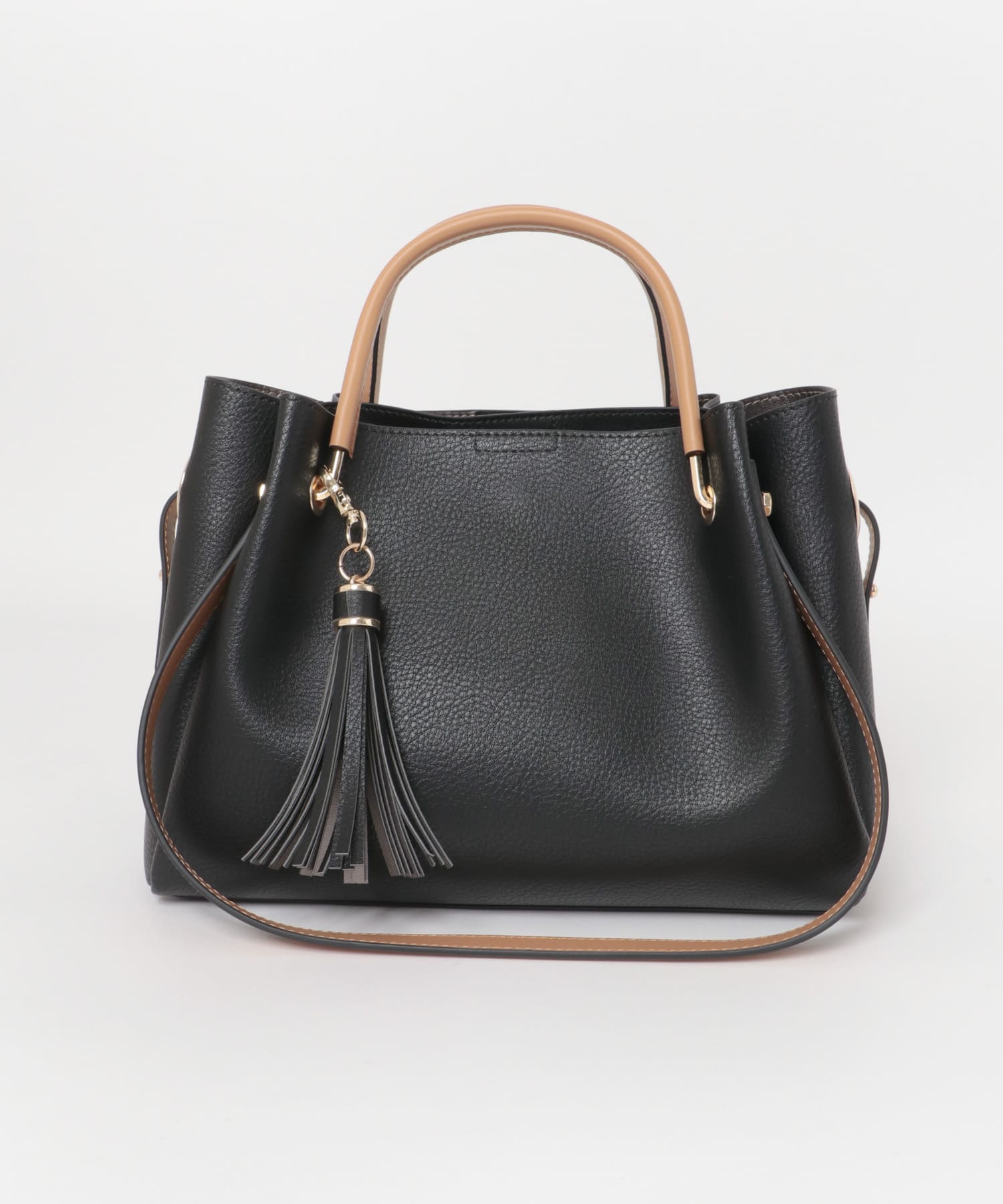 ワイド4WAYトートバッグ BLACK one