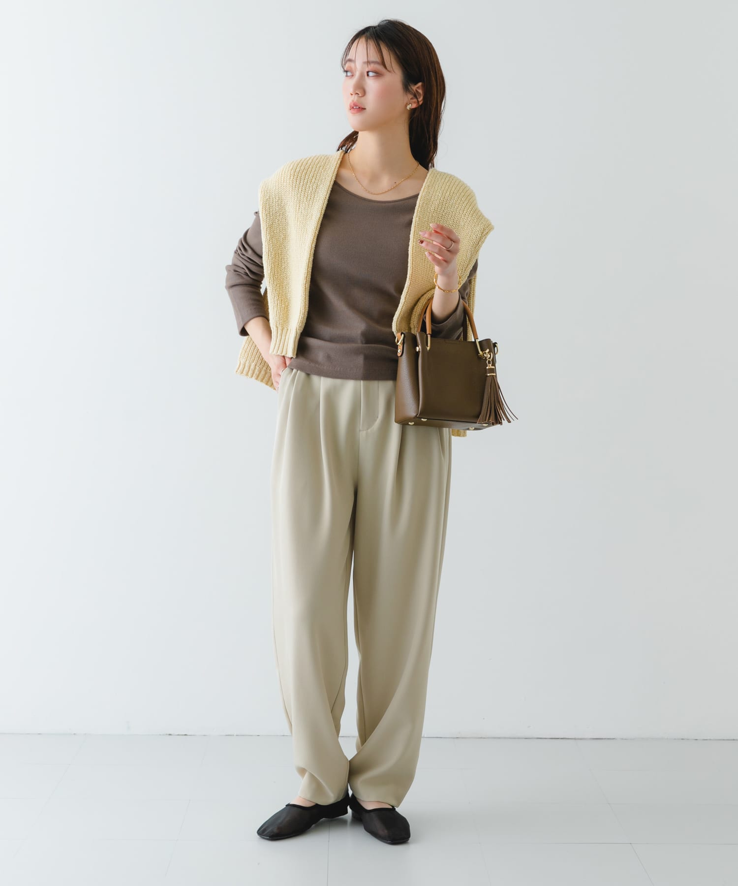 プチ2WAYトートバッグ MOCHA one