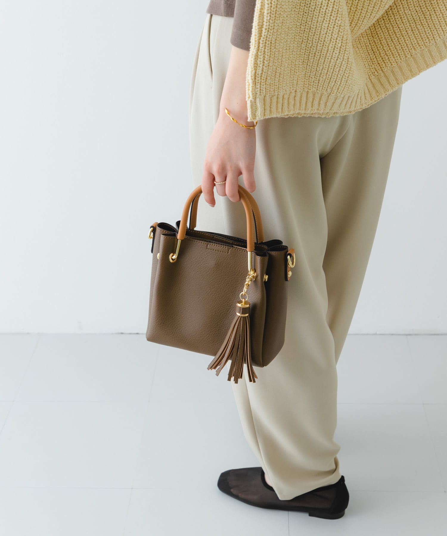 プチ2WAYトートバッグ MOCHA one