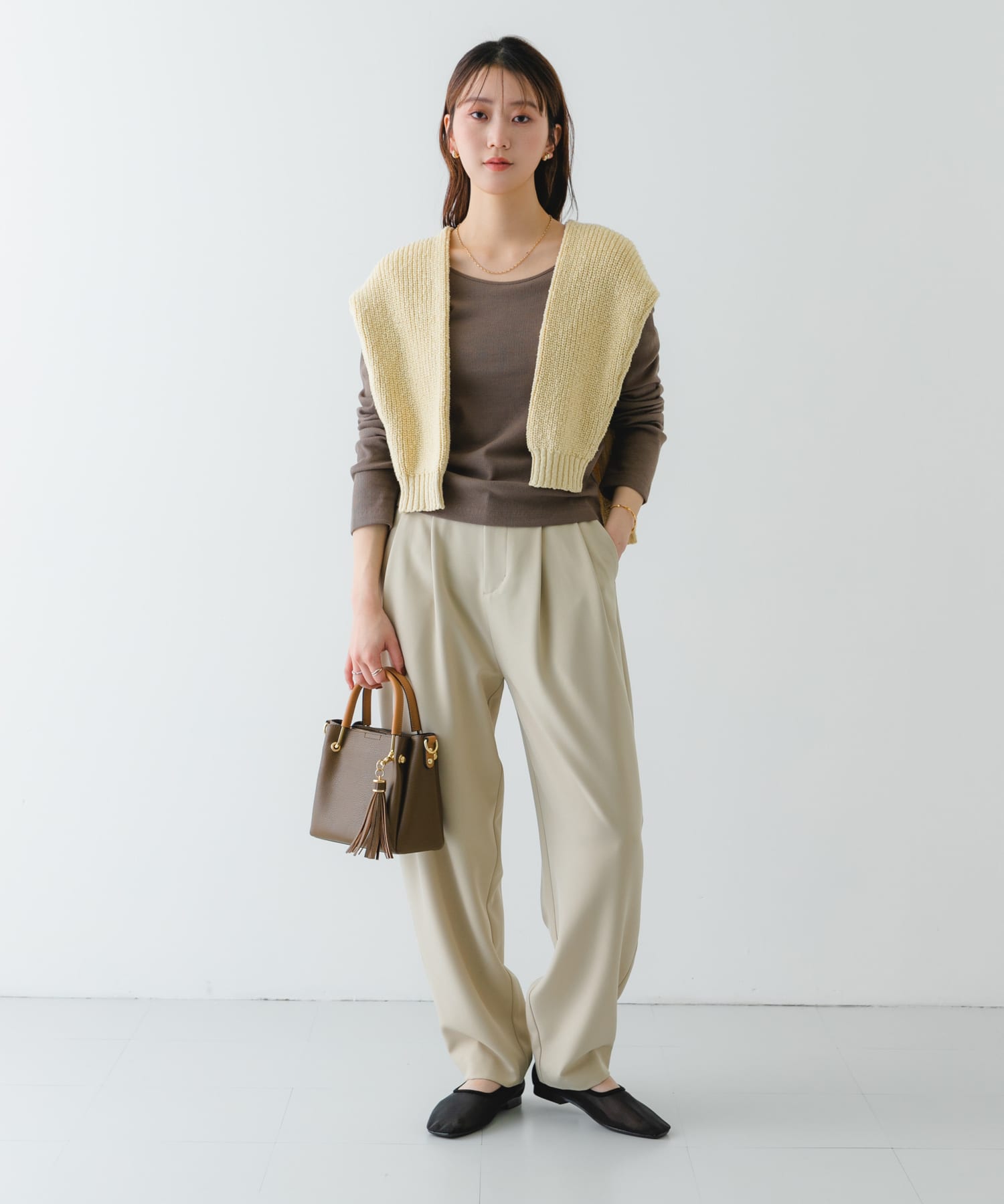 プチ2WAYトートバッグ MOCHA one