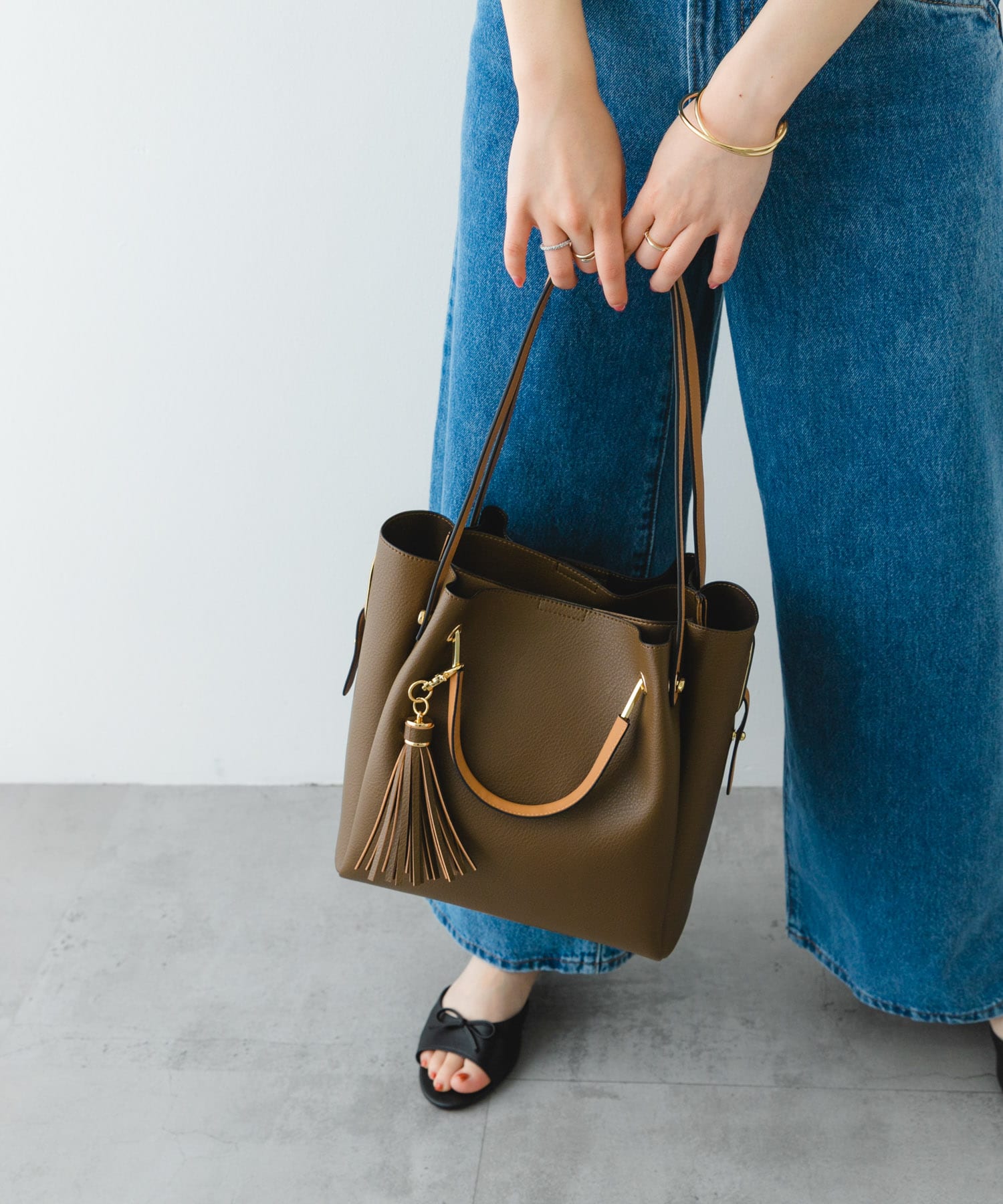 『WEB限定』4WAYトートバッグ MOCHA one