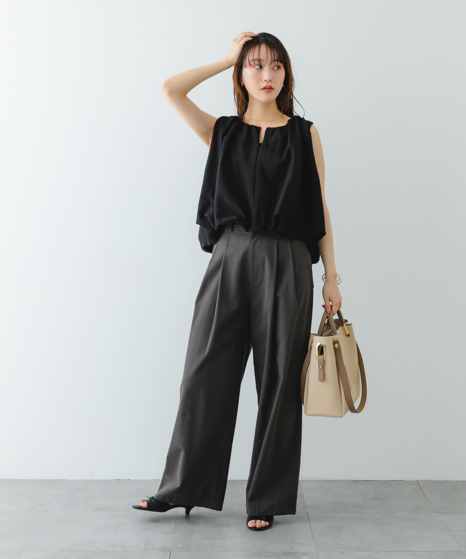 『WEB限定』4WAYトートバッグ ECRU one