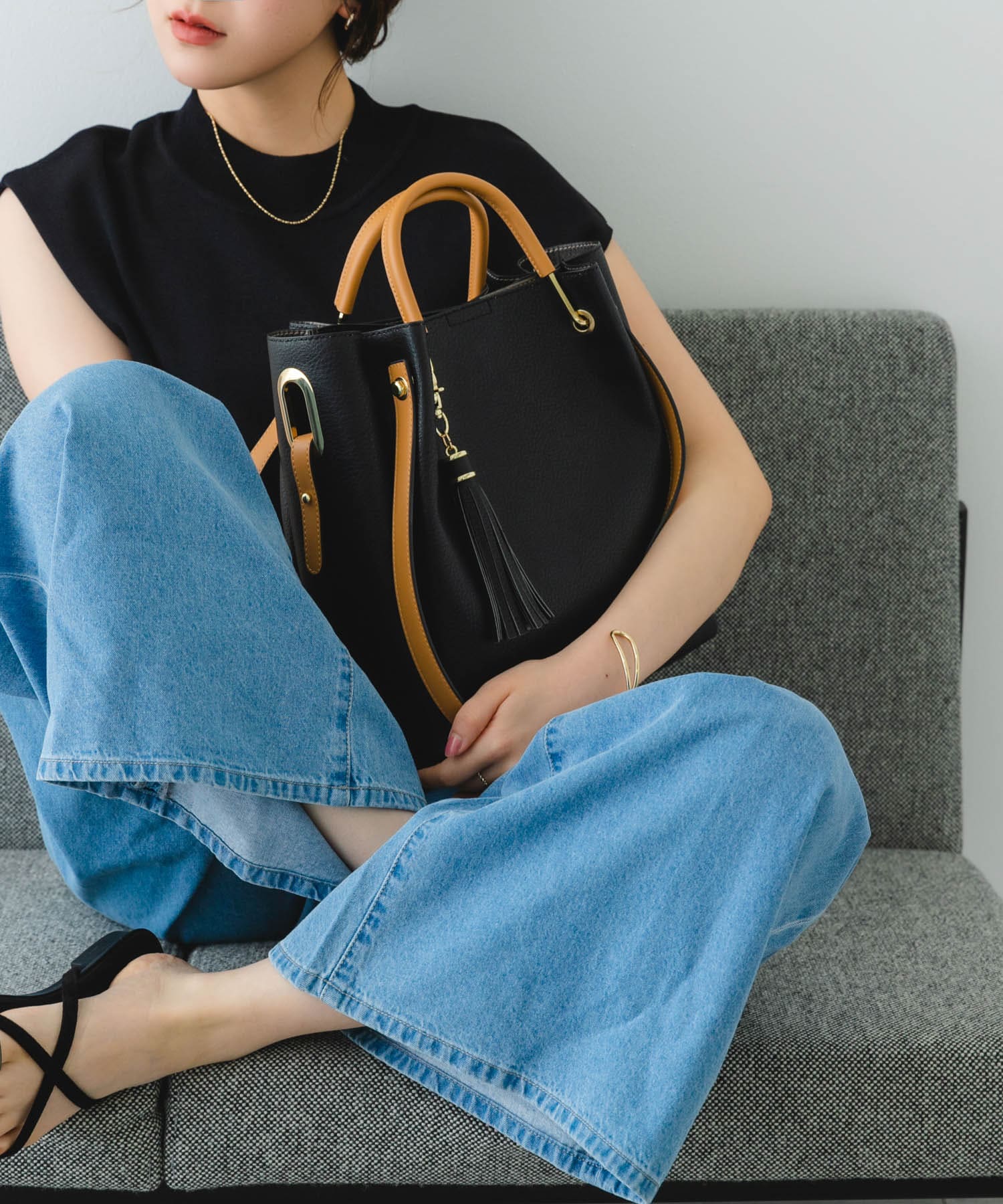 『WEB限定』4WAYトートバッグ BLACK one