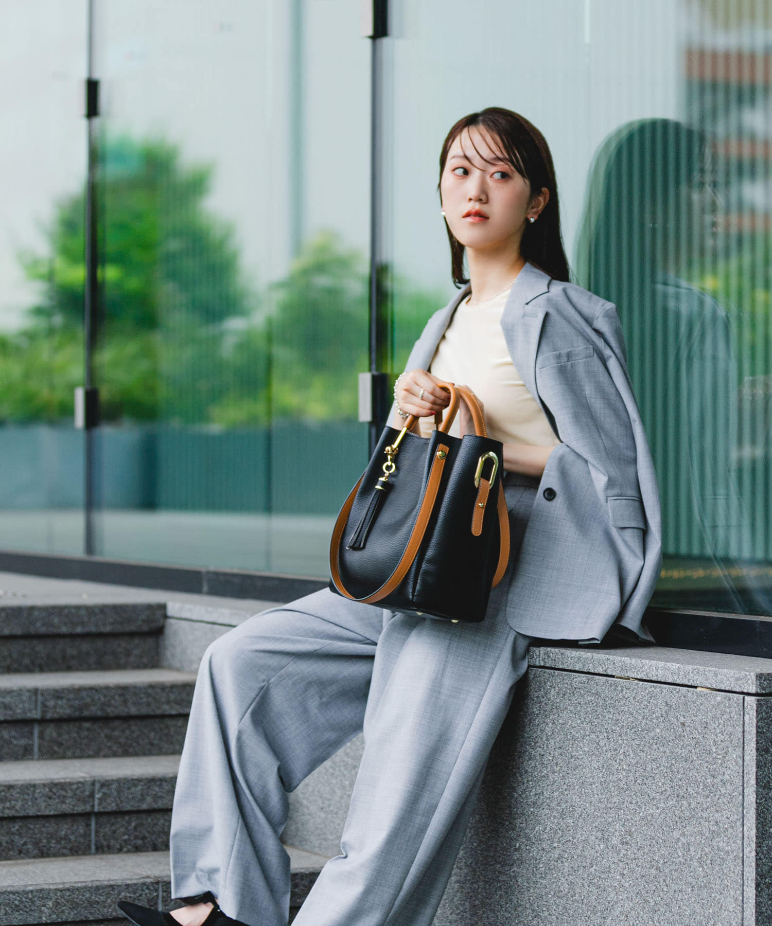 『WEB限定』4WAYトートバッグ BLACK one