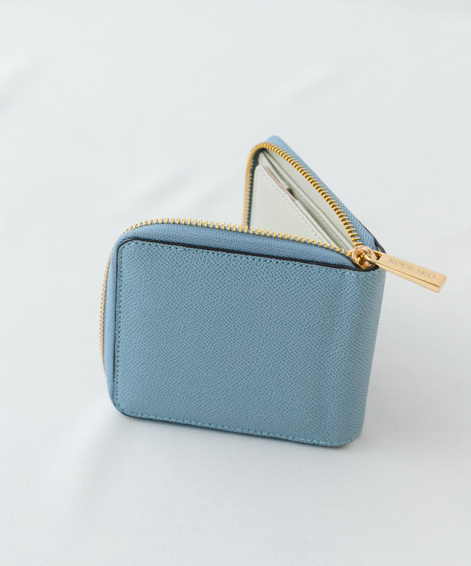 二つ折りミニ財布 SAXBLUE one