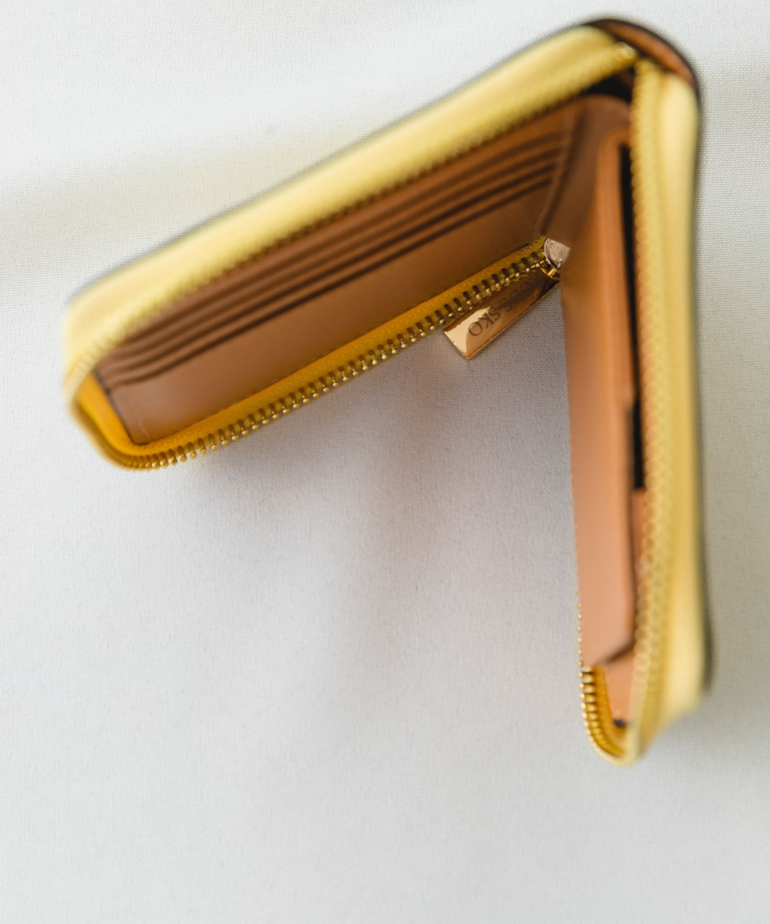 二つ折りミニ財布 YELLOW2 one