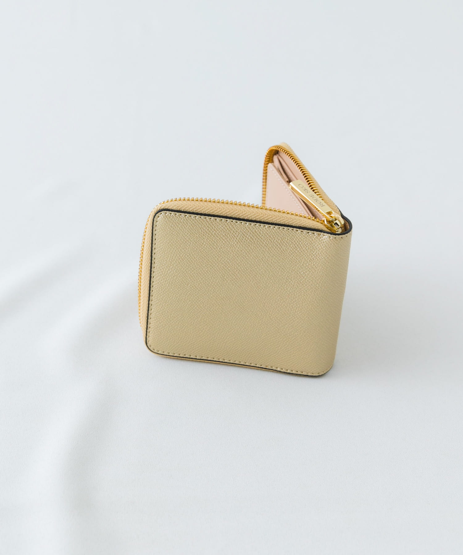 二つ折りミニ財布 GOLD2 one