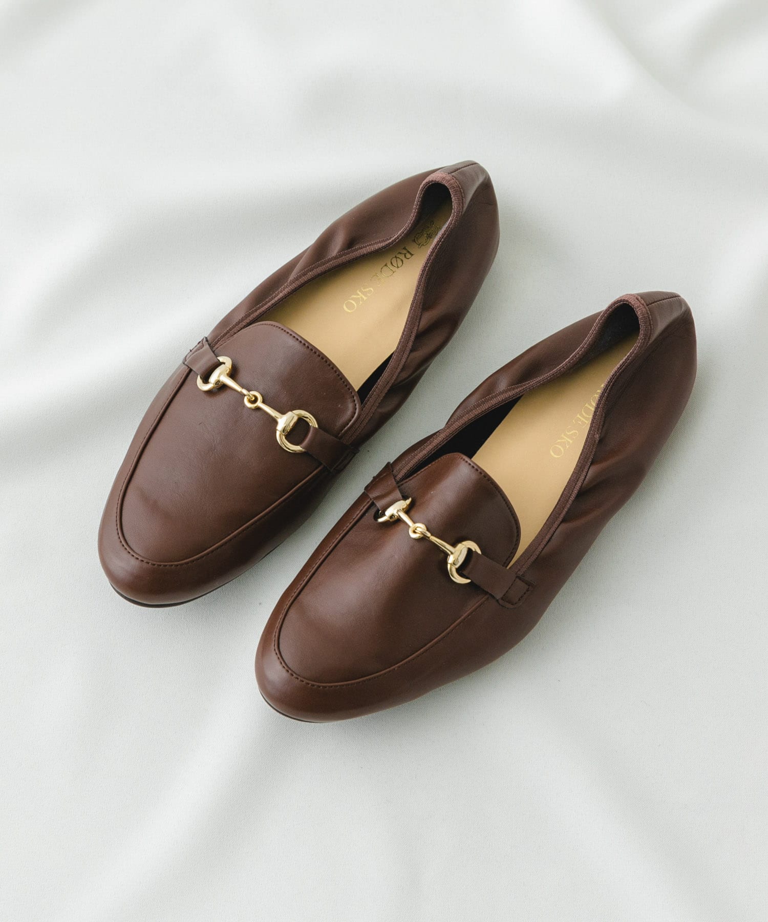 『35～40サイズ展開』『MADE IN JAPAN』やわビットローファー BROWN 36