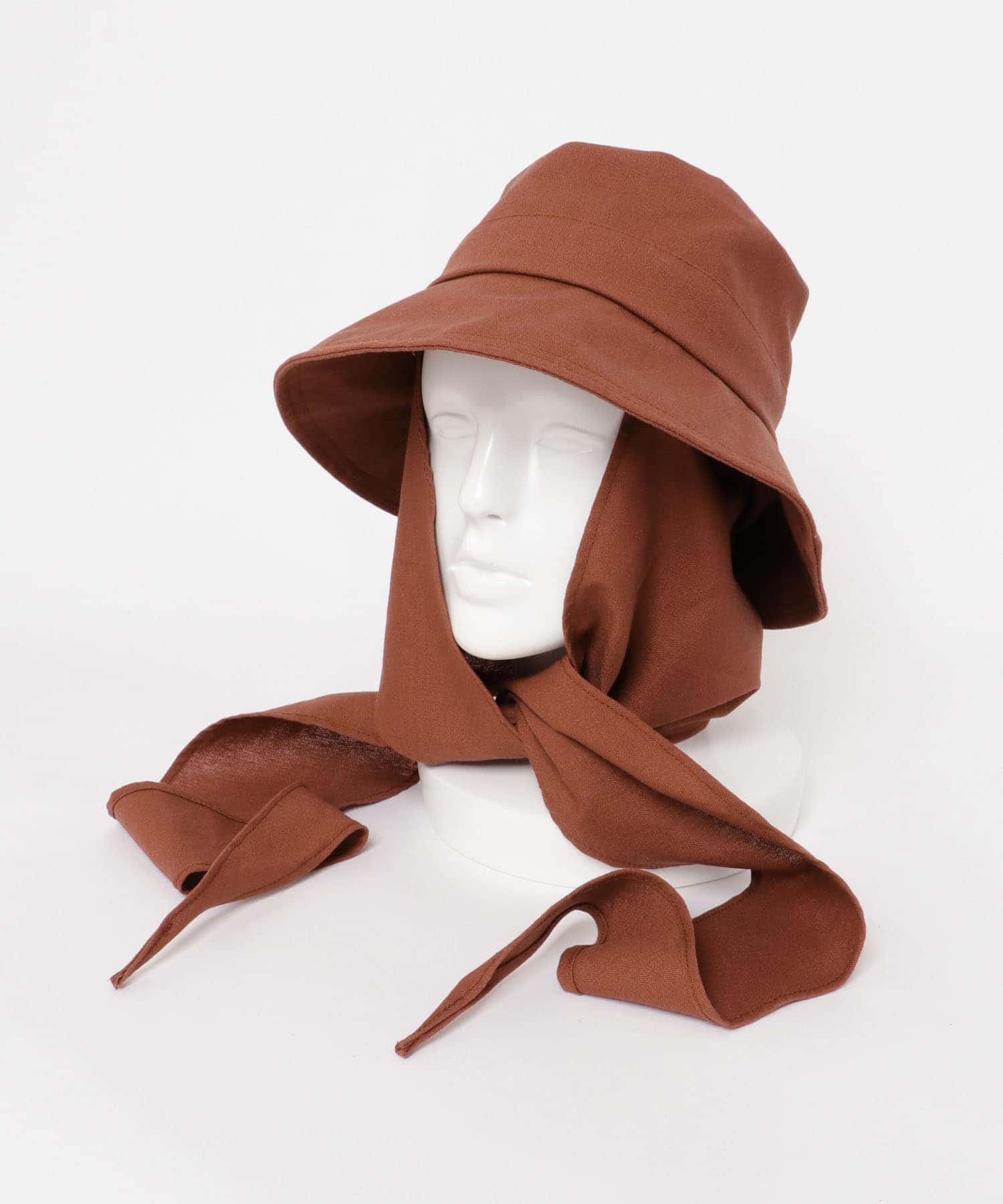 スカーフバケットハット BROWN FREE