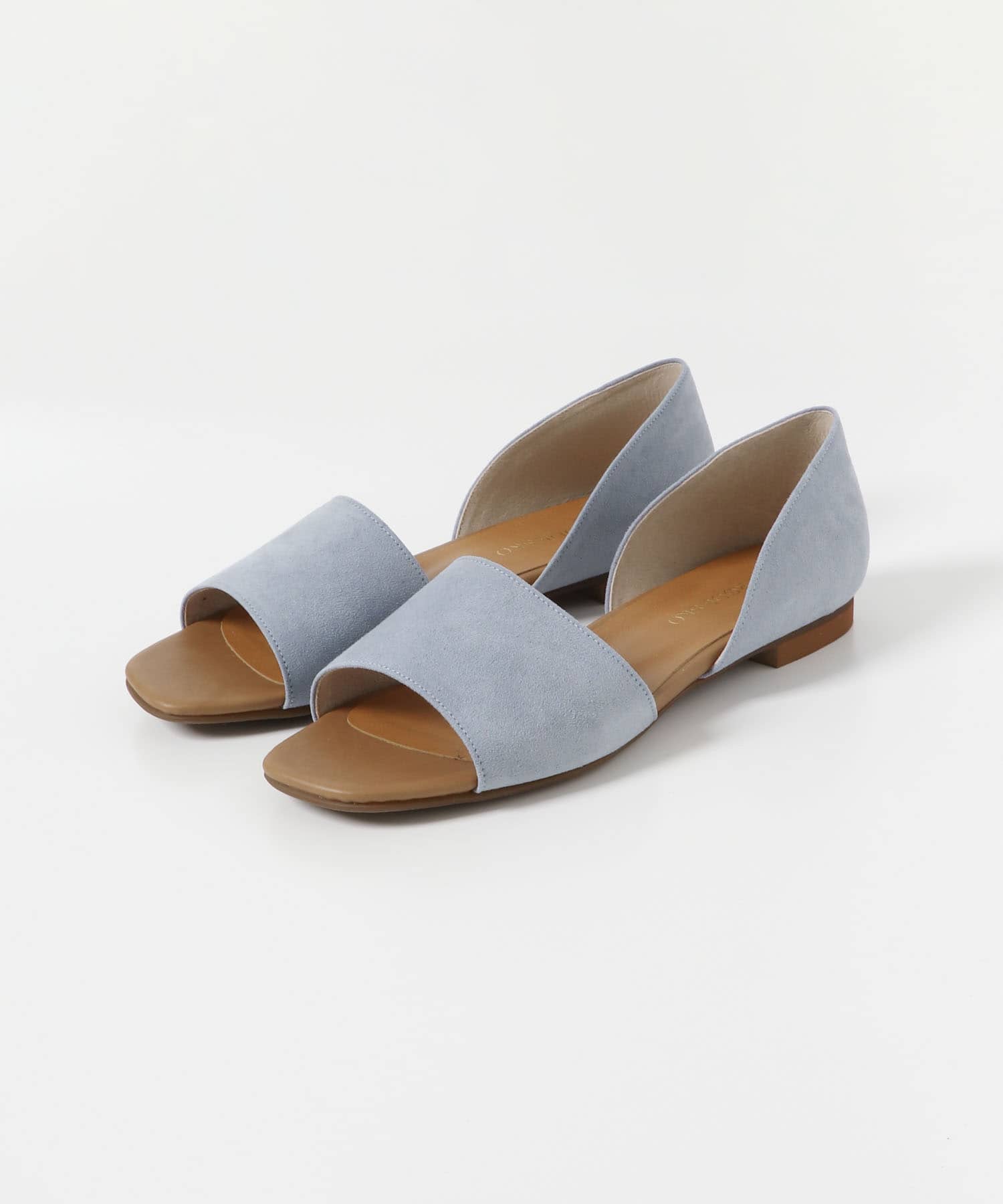 『MADE IN JAPAN』セパレートフラットサンダル L.BLUE 36