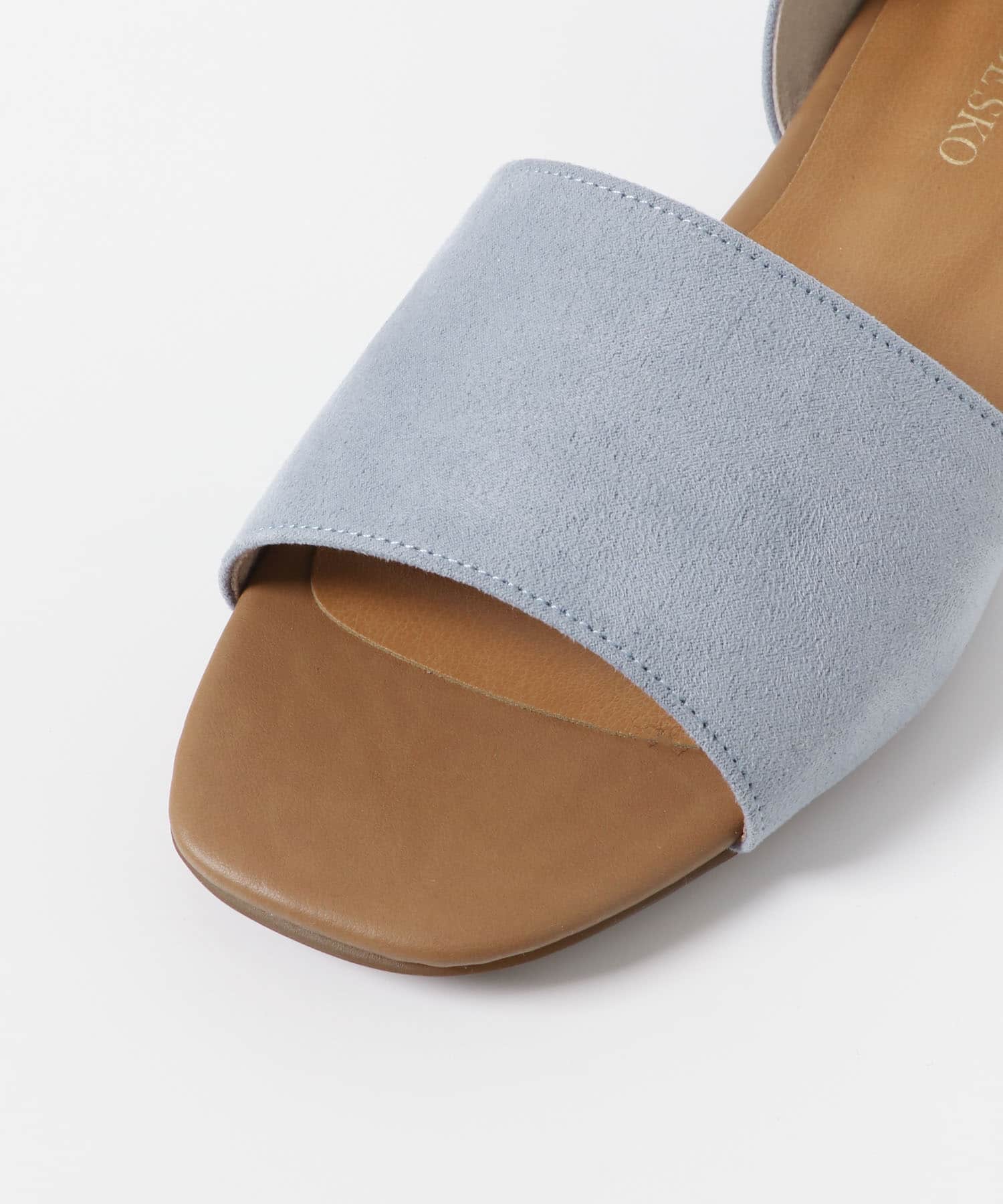 『MADE IN JAPAN』セパレートフラットサンダル L.BLUE 36