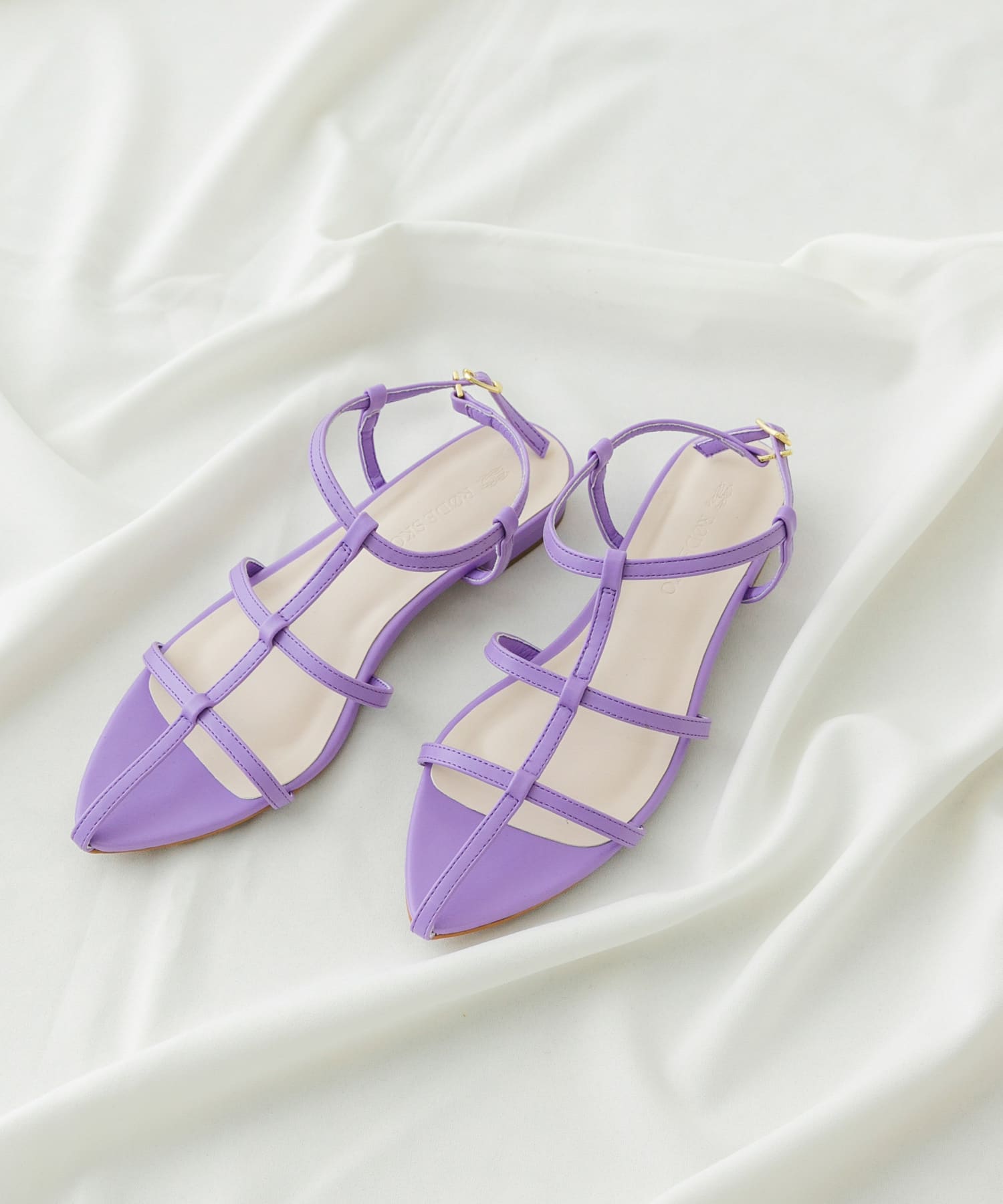 ナローストラップサンダル LILAC 36