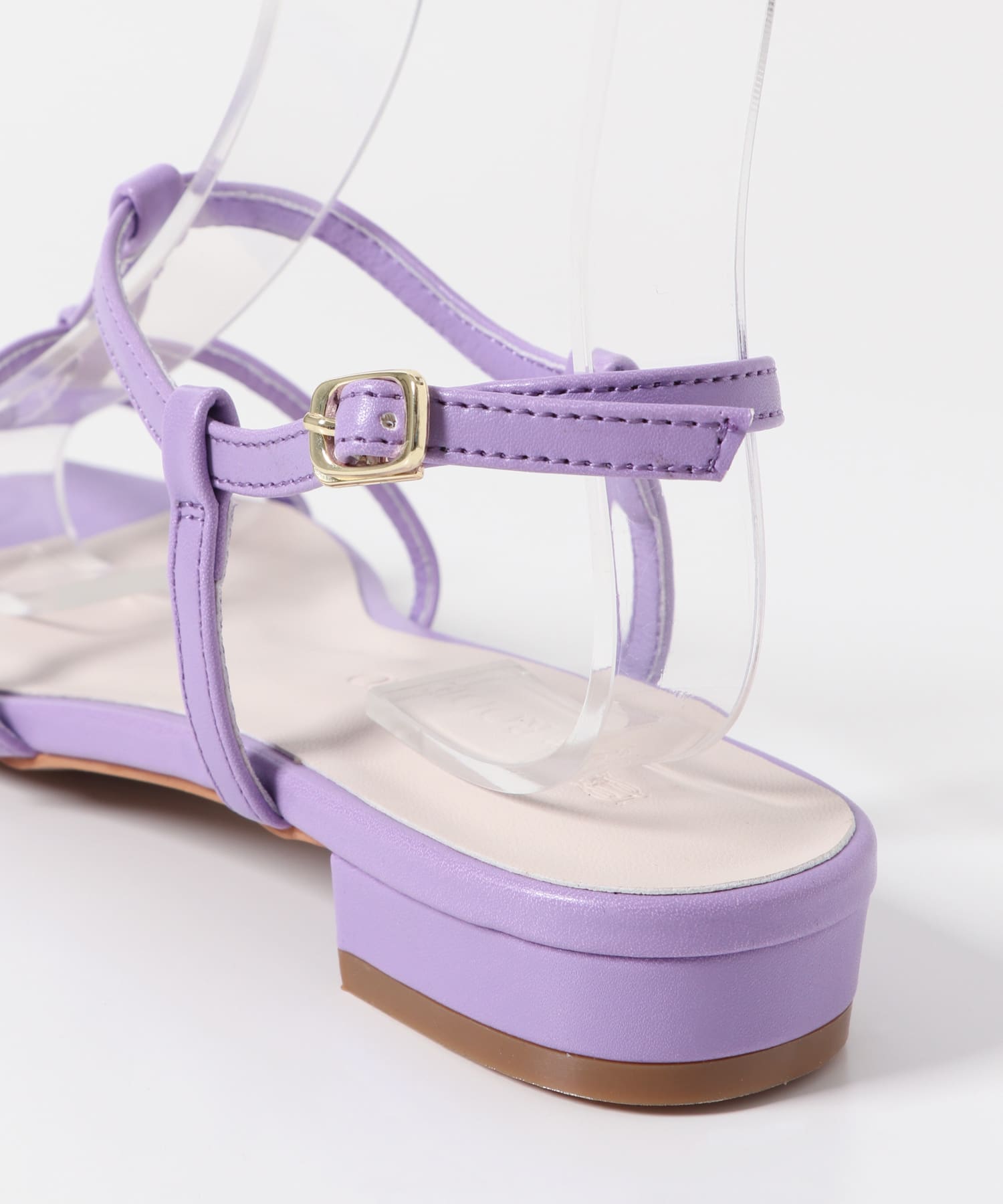 ナローストラップサンダル LILAC 36