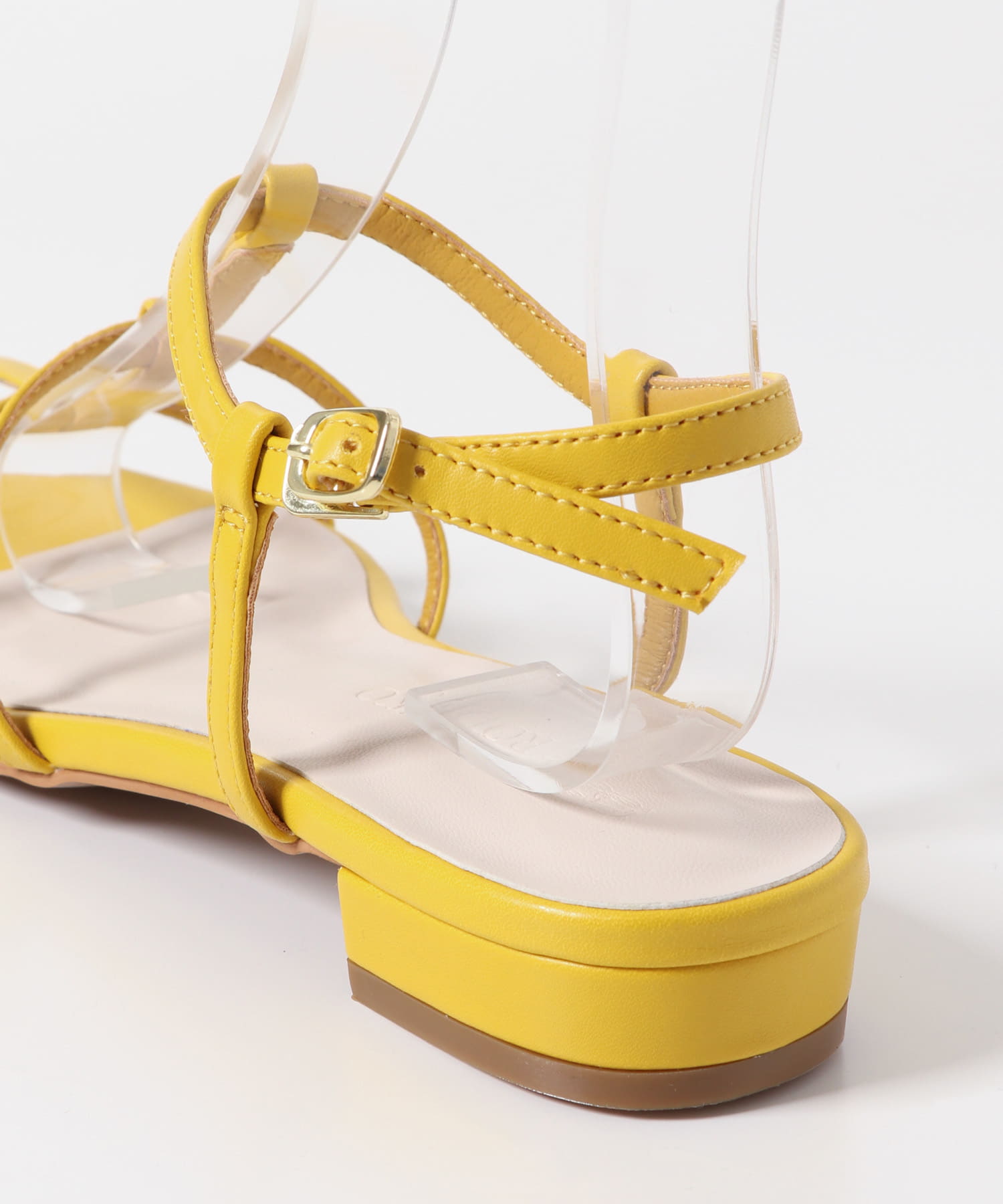 ナローストラップサンダル YELLOW 36