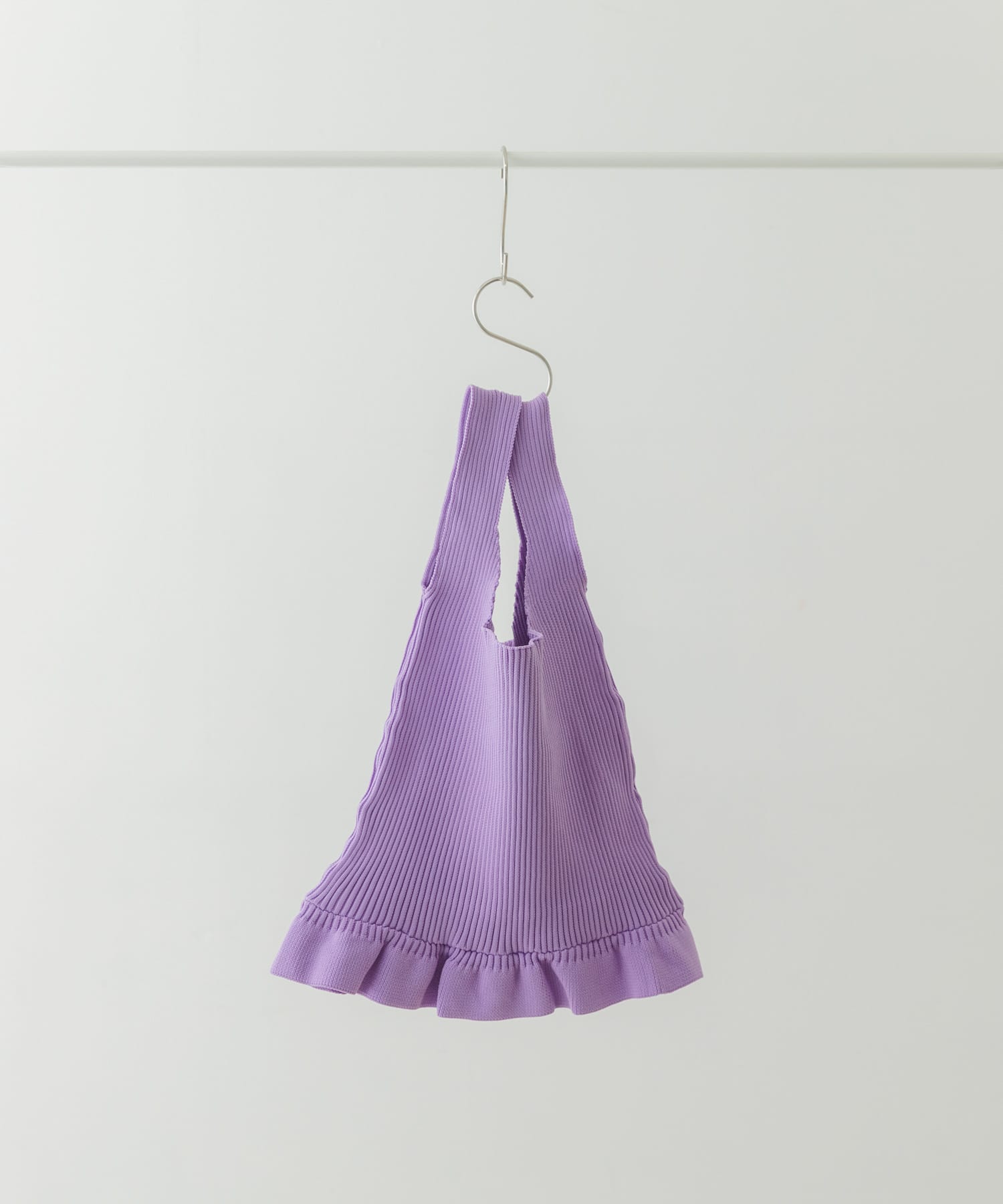 ニットフリルバッグ LAVENDER one