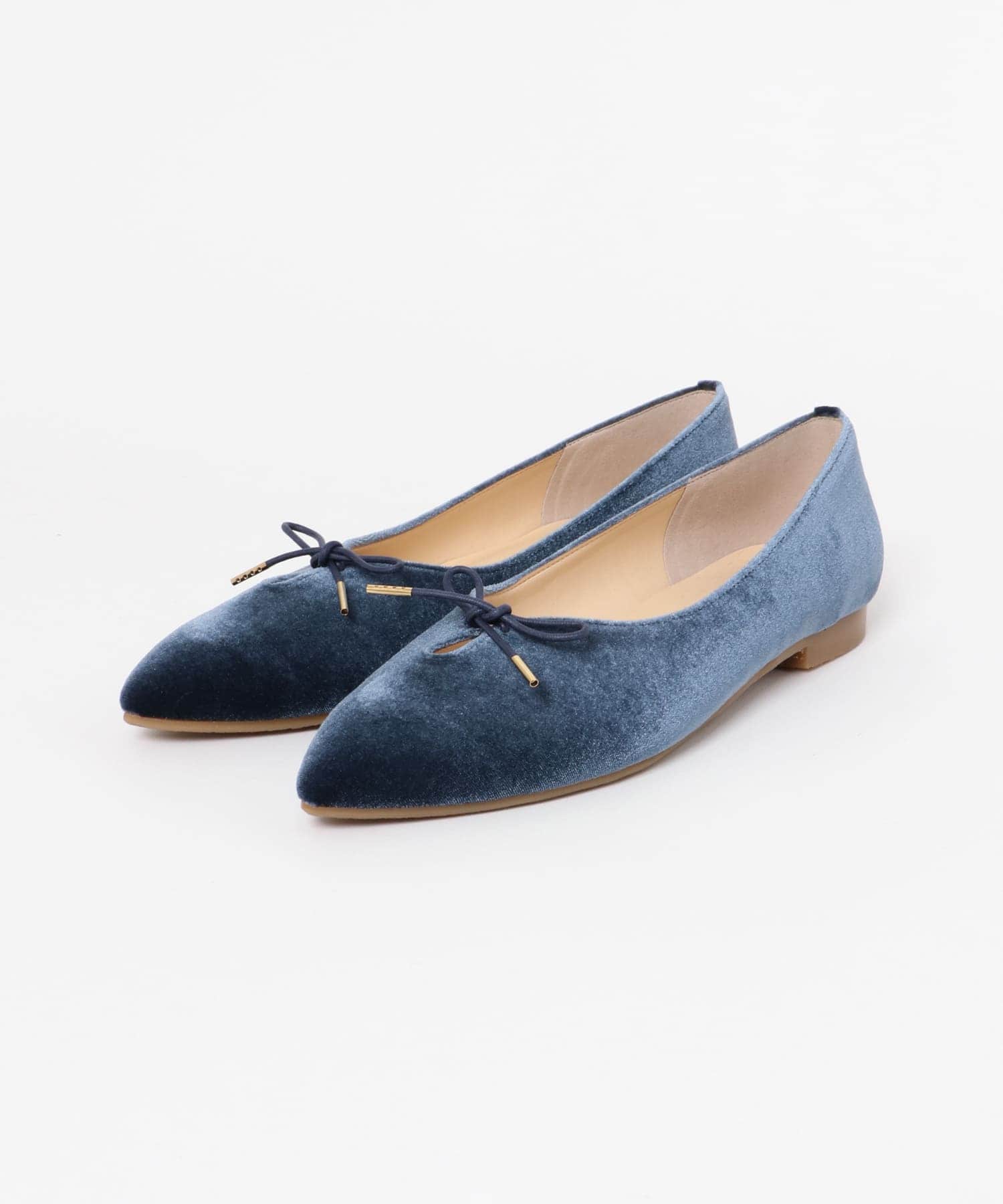 『MADE IN JAPAN』プチリボンパンプス NAVY 36