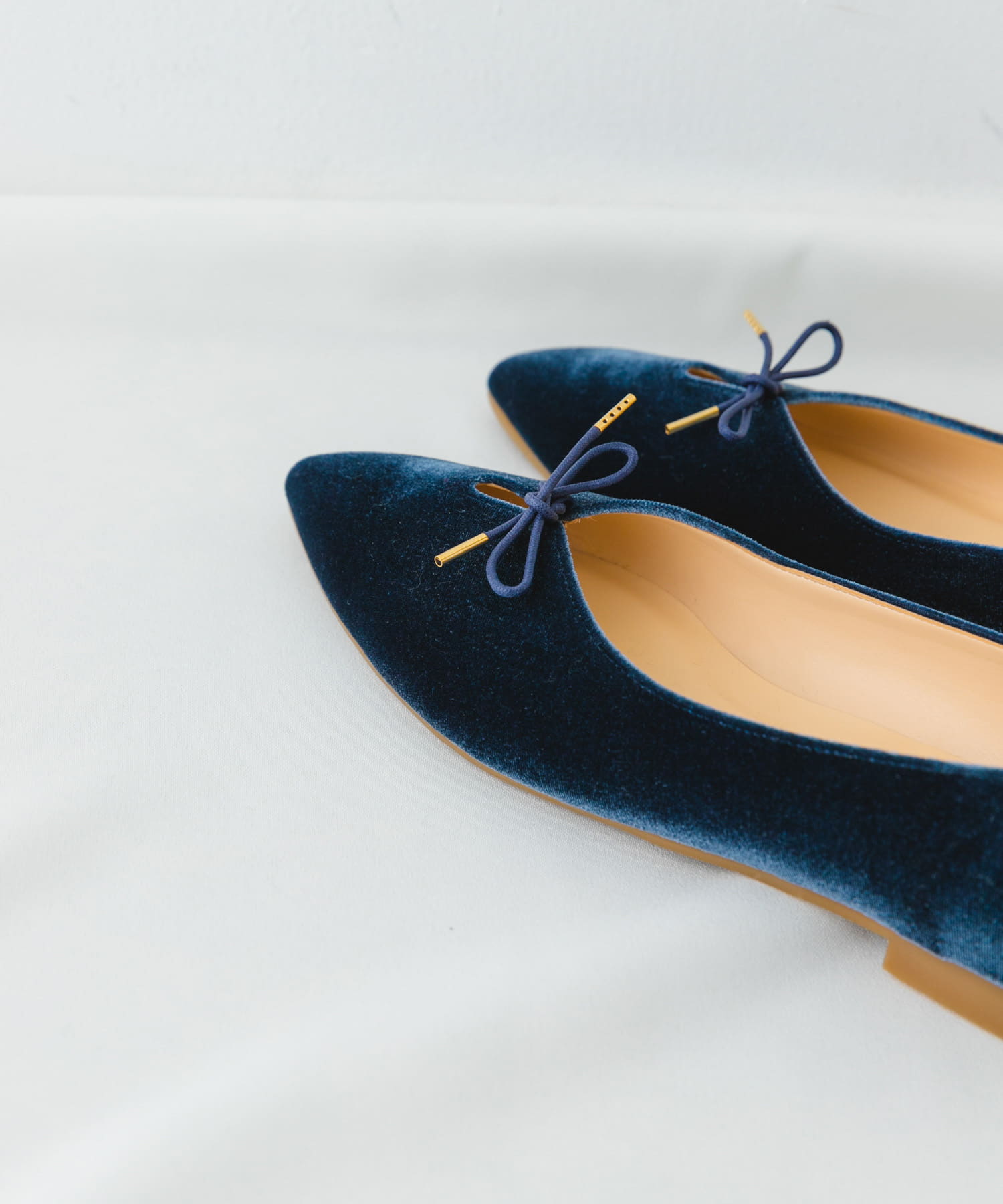 『MADE IN JAPAN』プチリボンパンプス NAVY 37