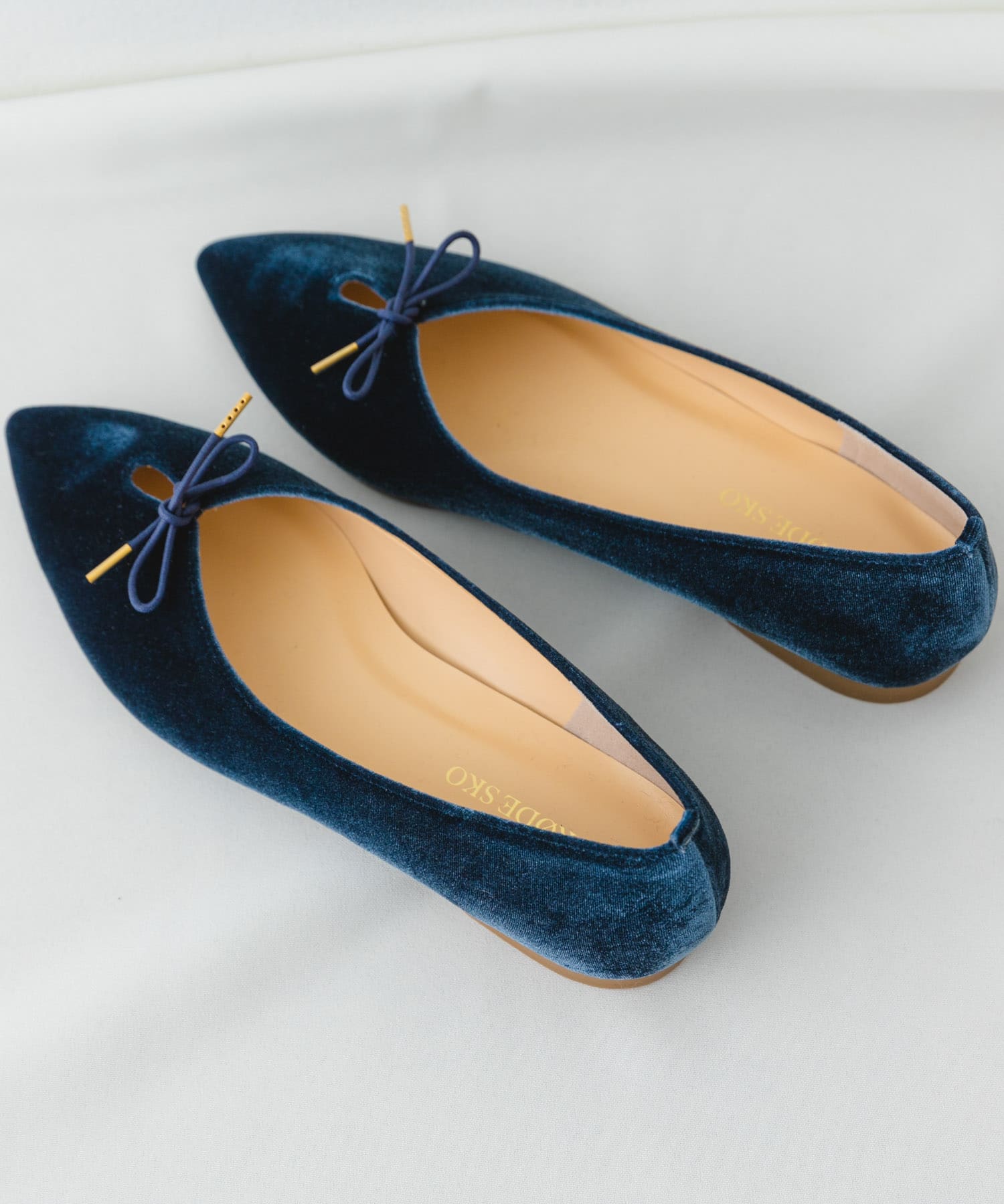 『MADE IN JAPAN』プチリボンパンプス NAVY 37