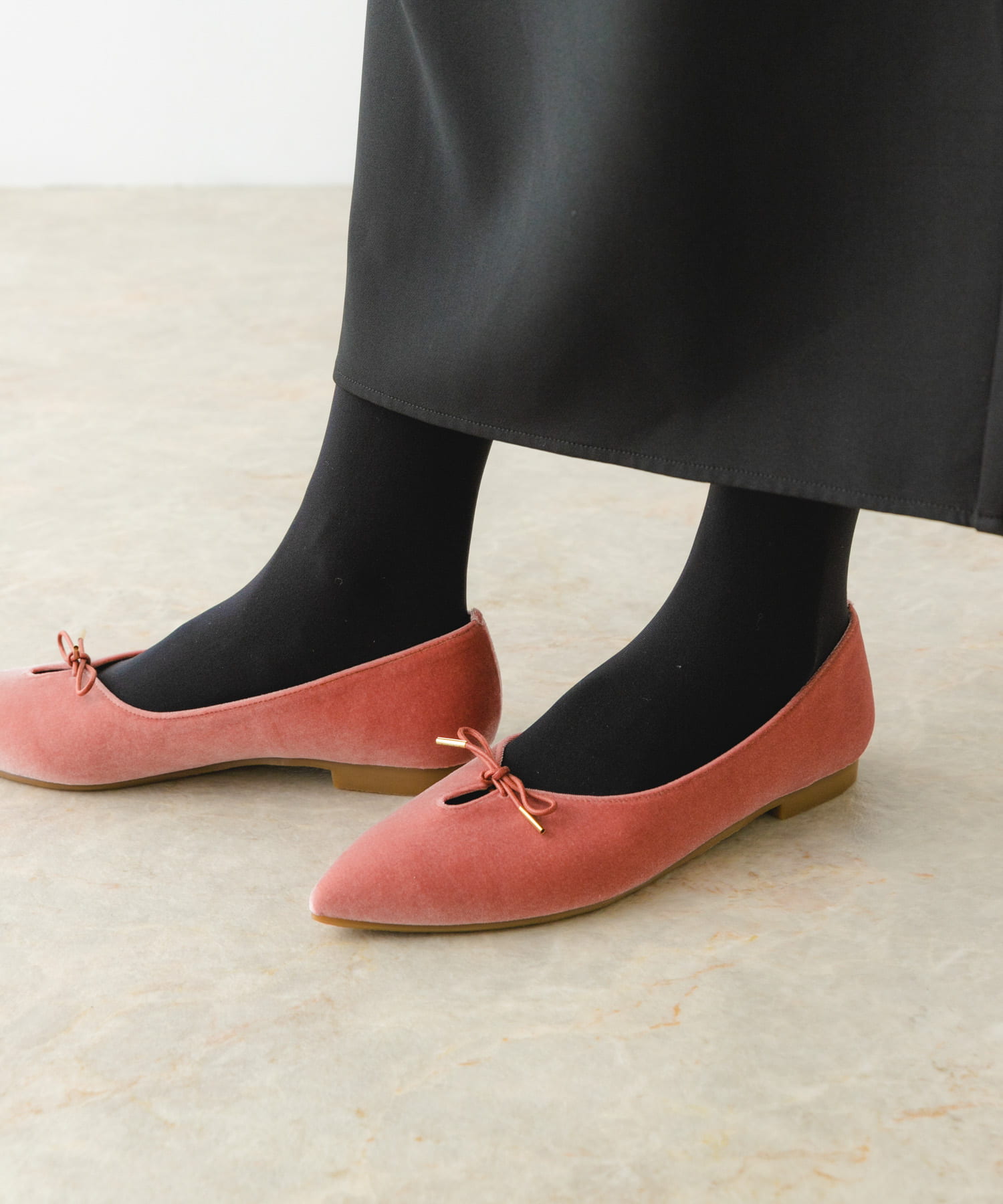 『MADE IN JAPAN』プチリボンパンプス PINK 36