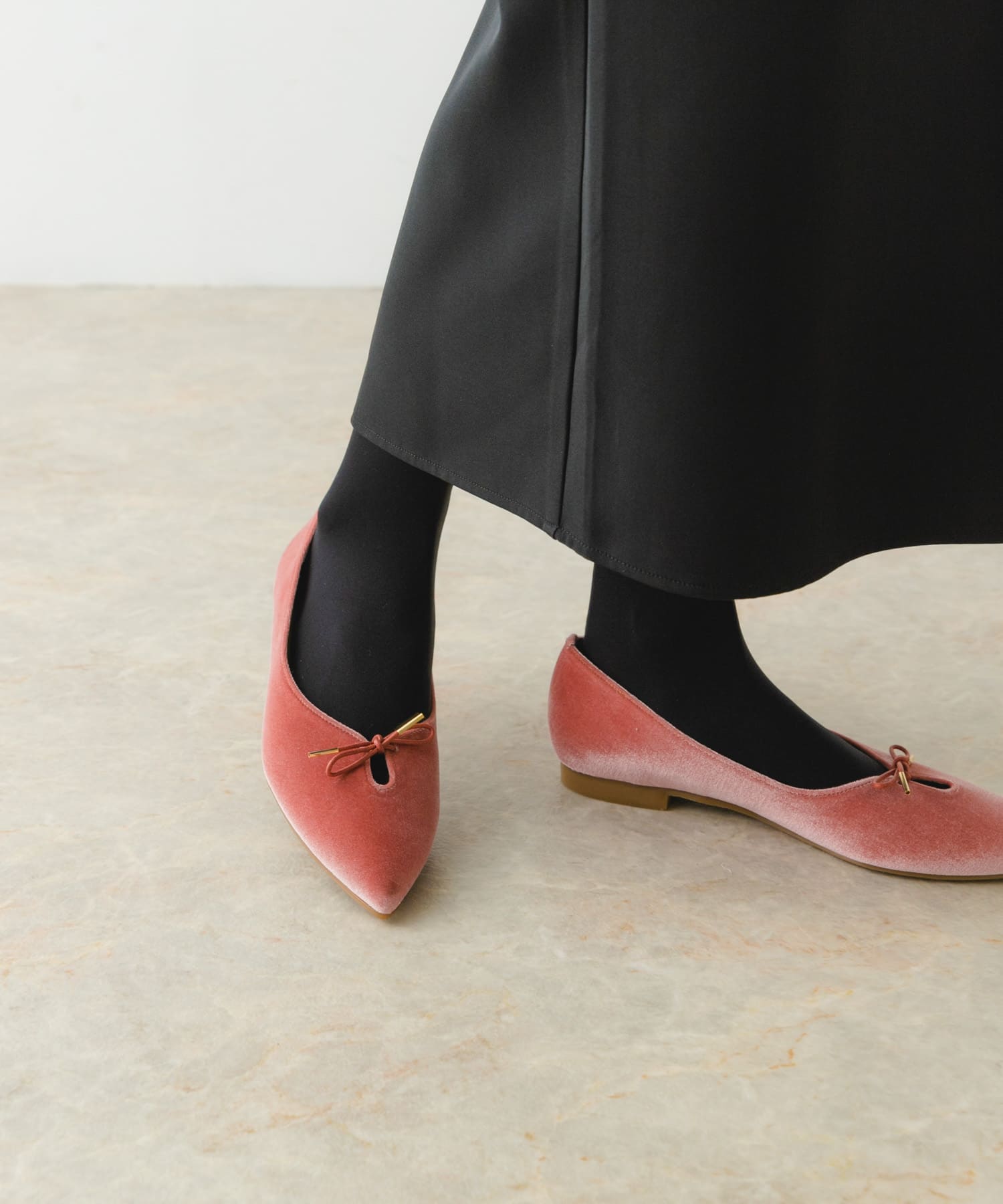 『MADE IN JAPAN』プチリボンパンプス PINK 36