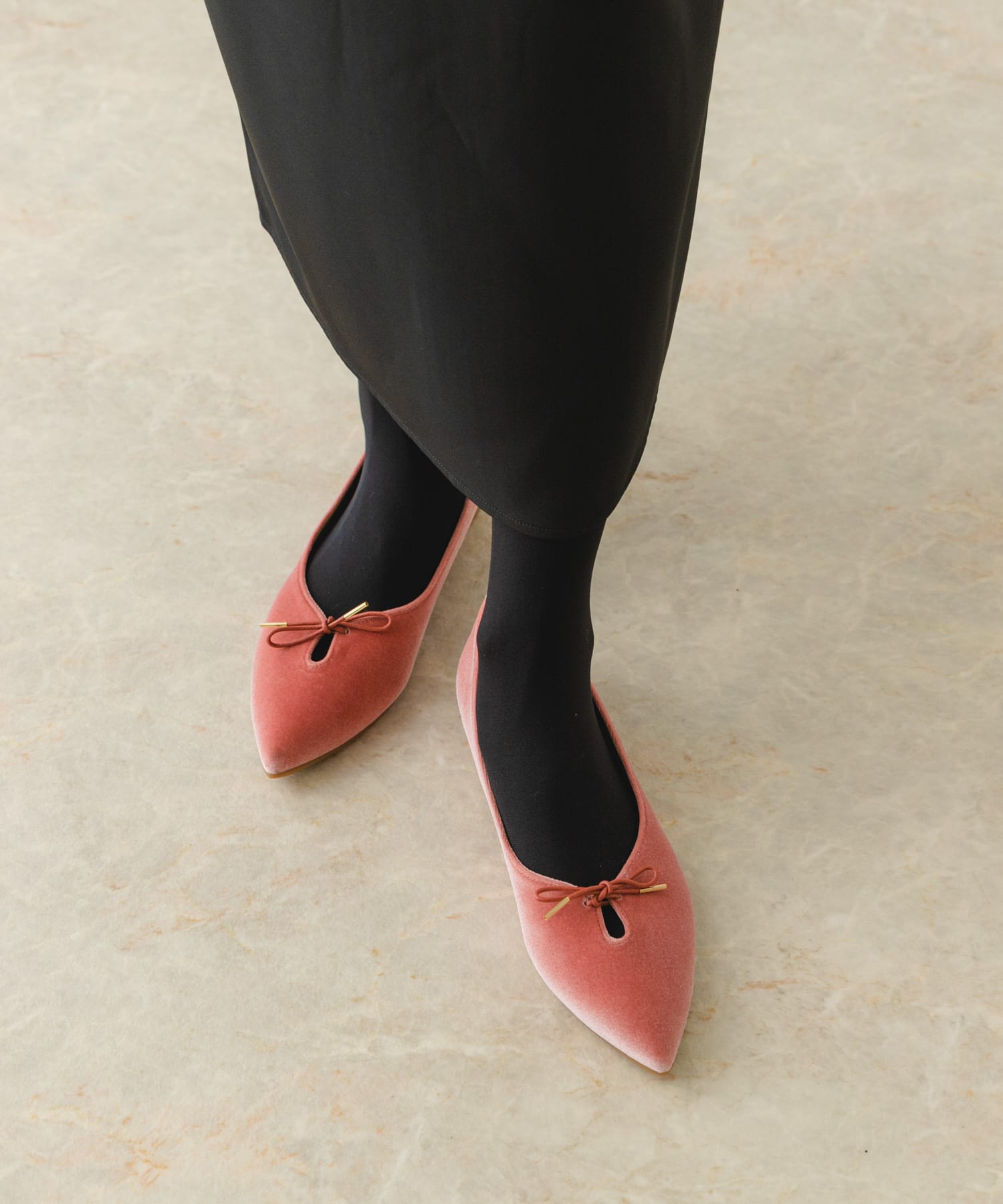 『MADE IN JAPAN』プチリボンパンプス PINK 36