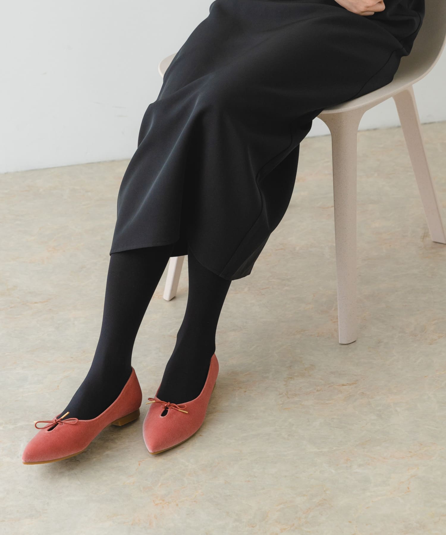『MADE IN JAPAN』プチリボンパンプス PINK 37