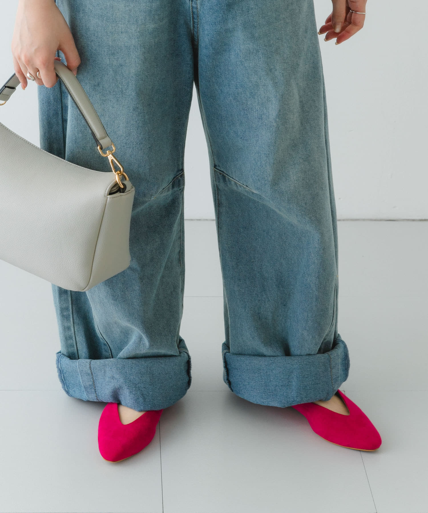 アーモンドトウパンプス PINK 37