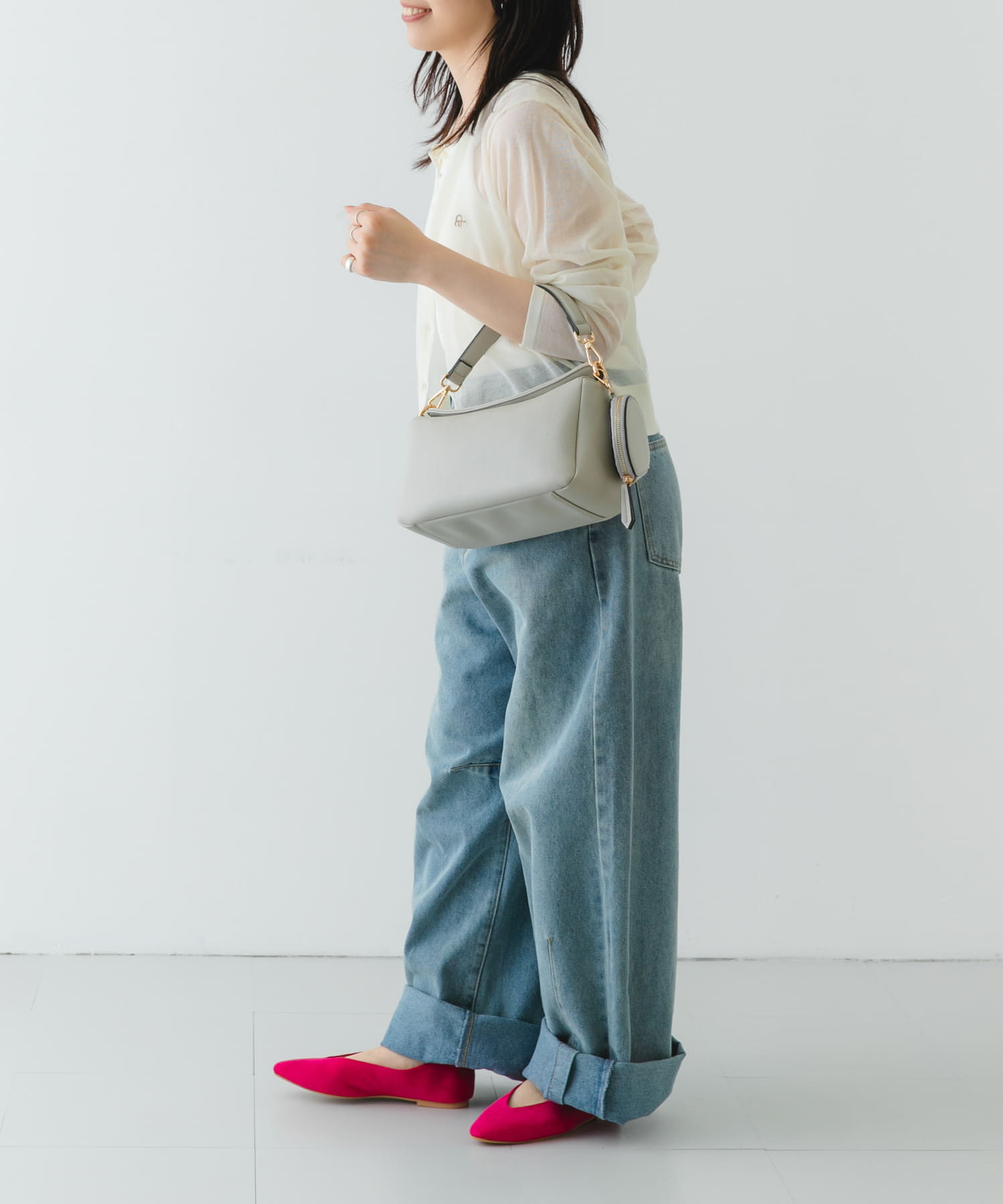アーモンドトウパンプス PINK 37
