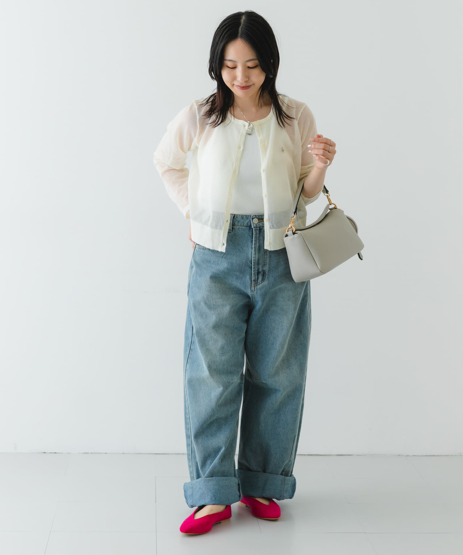 アーモンドトウパンプス PINK 37