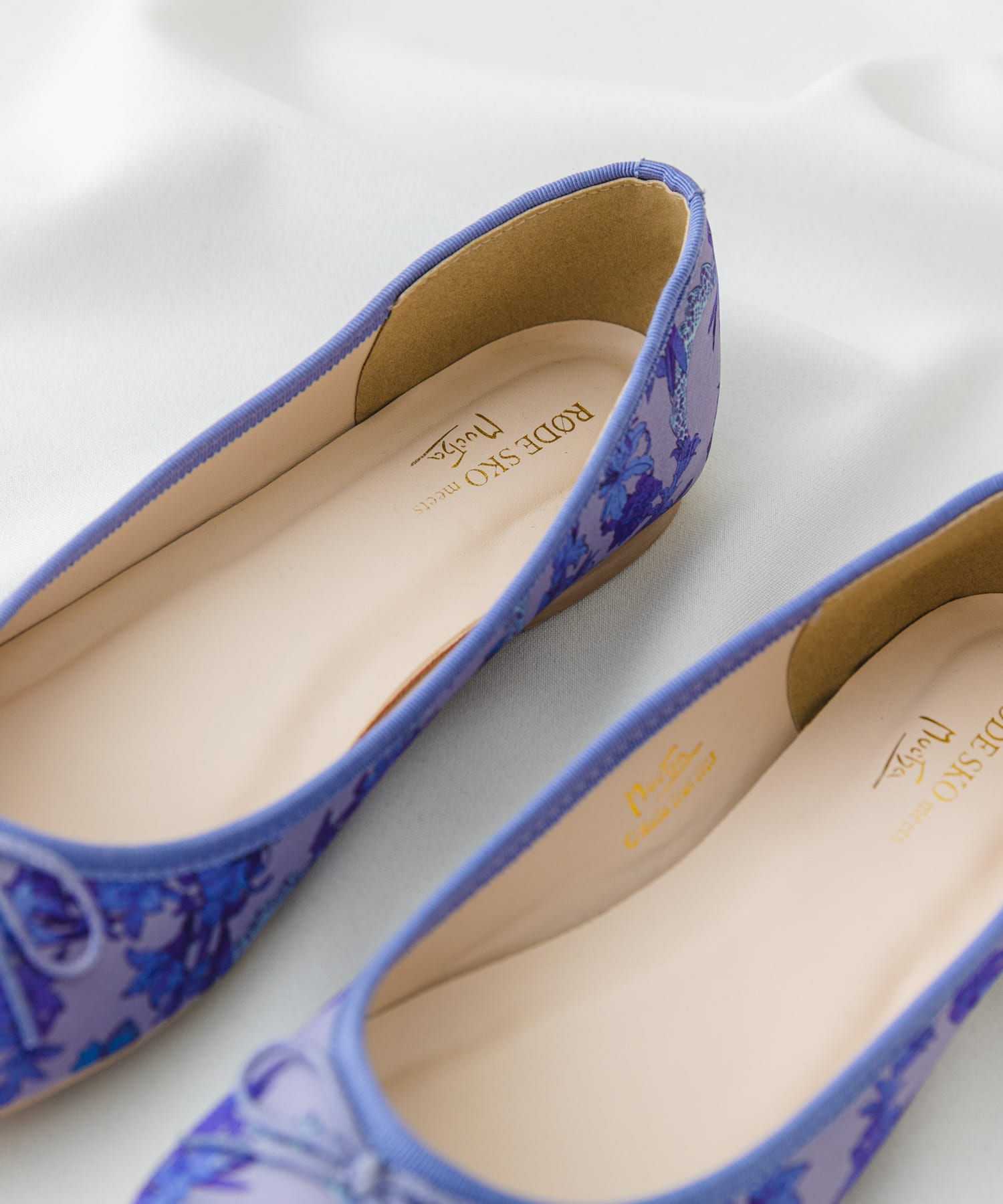 RODESKO×ミュシャコラボバレエシューズ BLUE 36