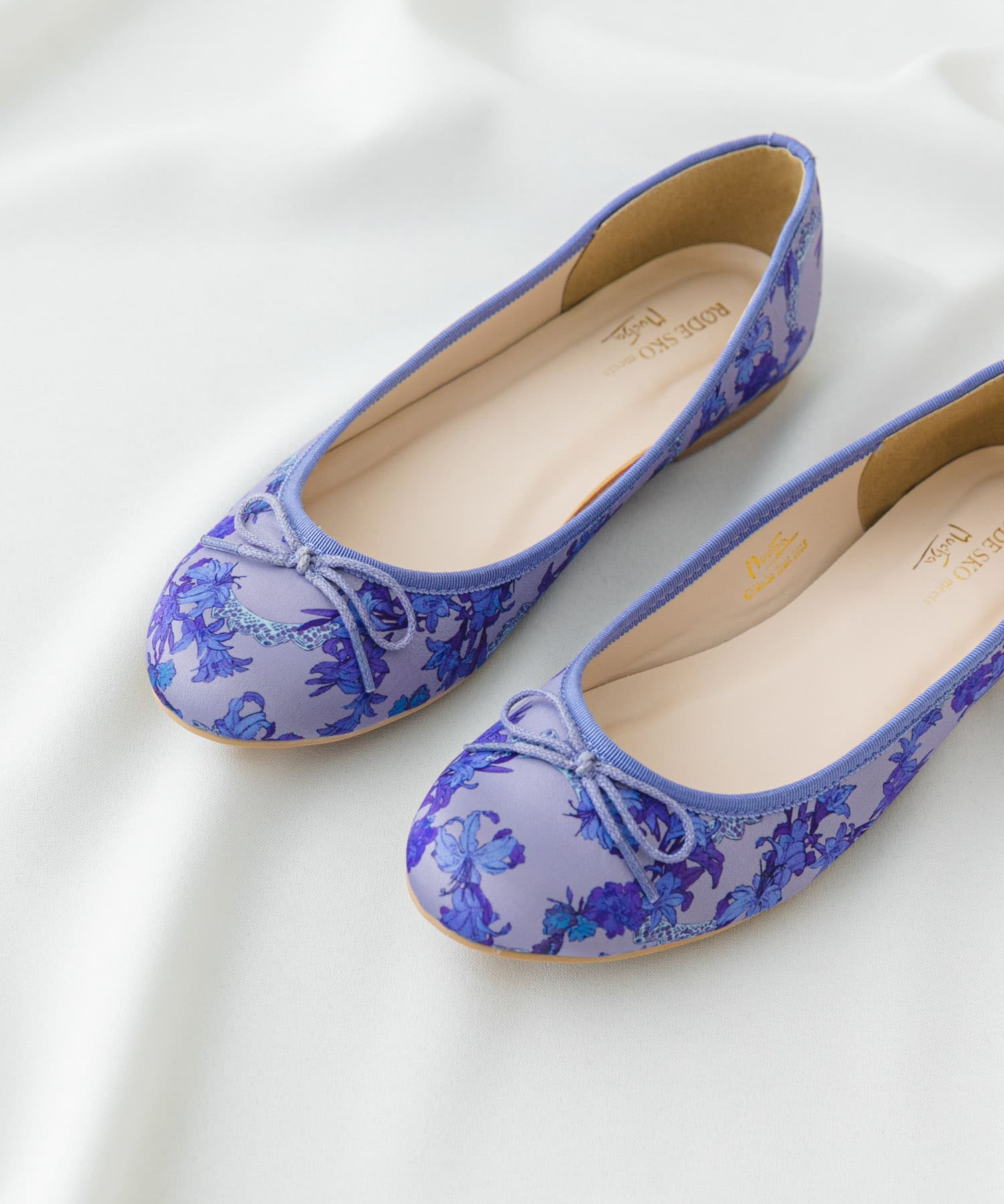 RODESKO×ミュシャコラボバレエシューズ BLUE 36