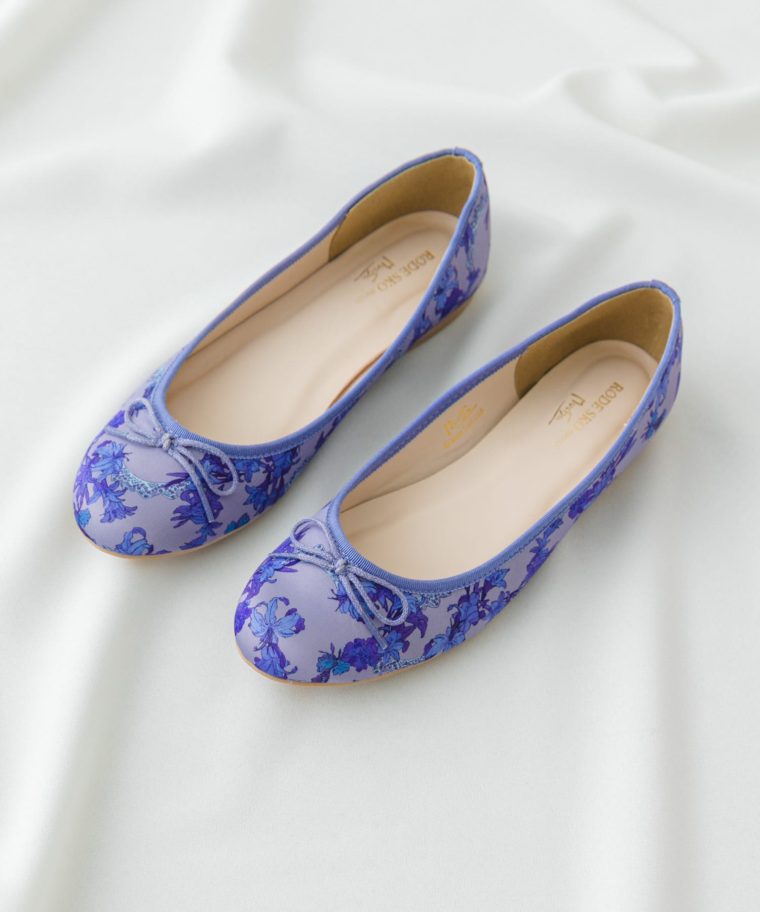 RODESKO×ミュシャコラボバレエシューズ BLUE 36