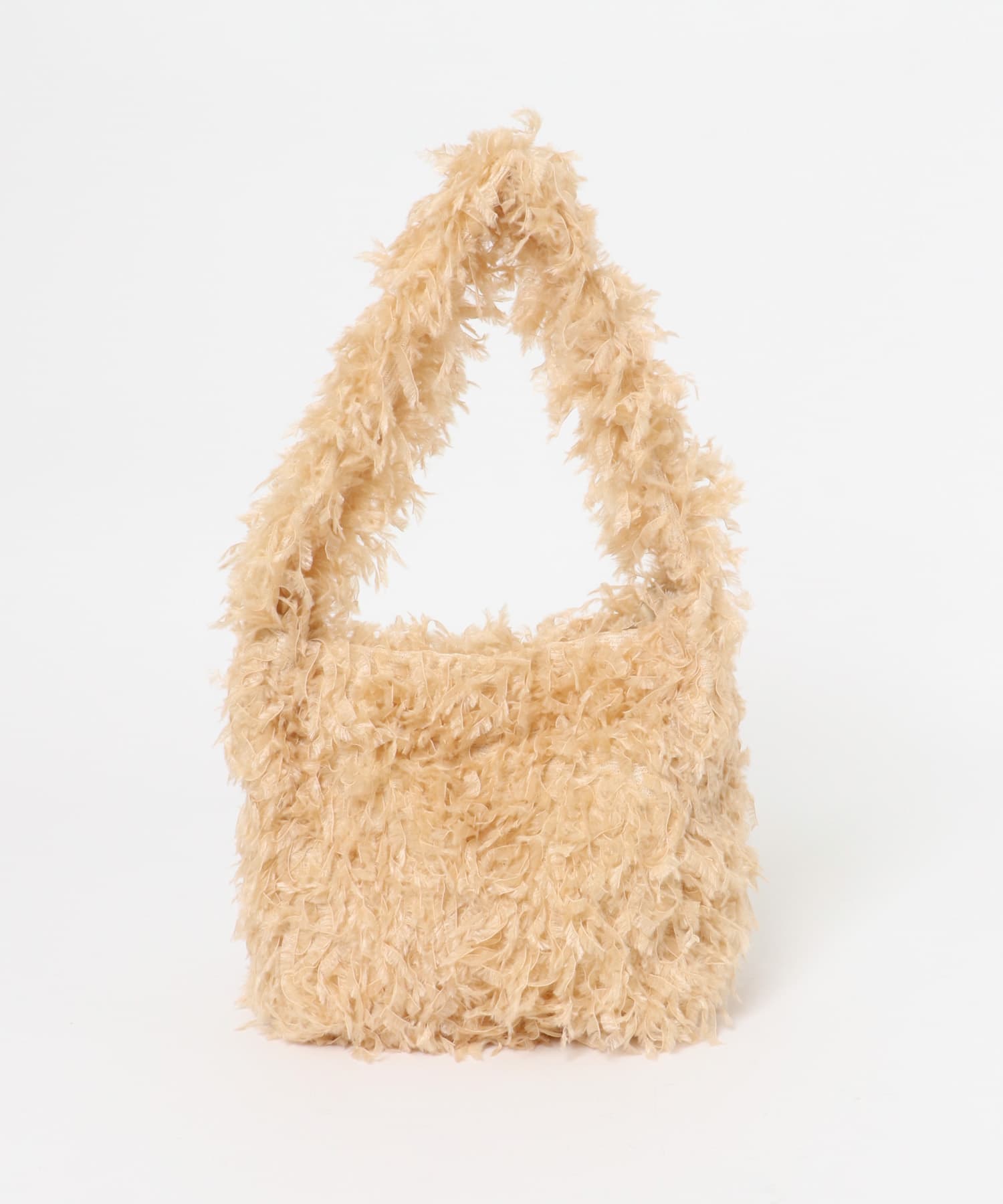 フリンジワンショルダーバッグ BEIGE one