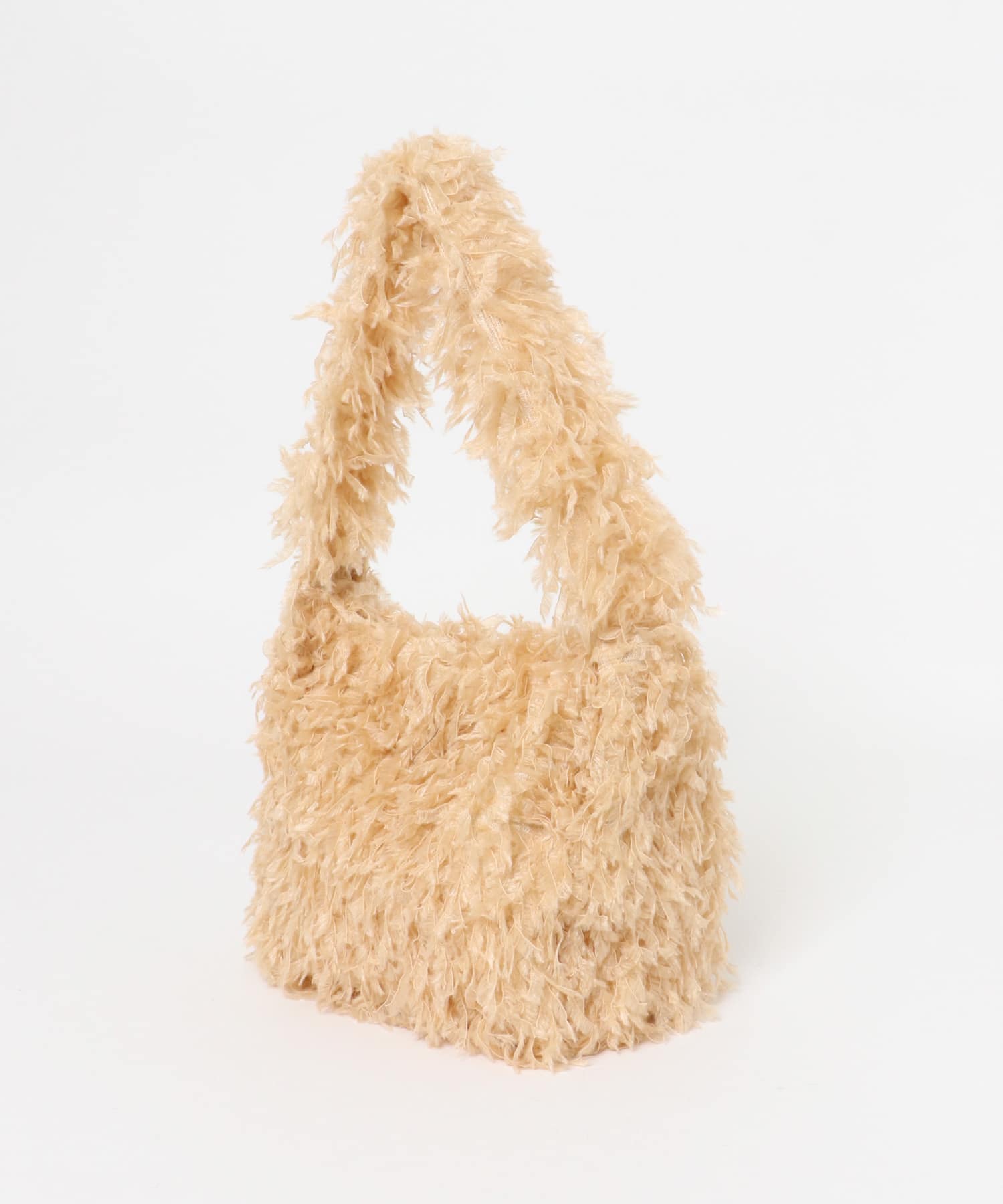 フリンジワンショルダーバッグ BEIGE one