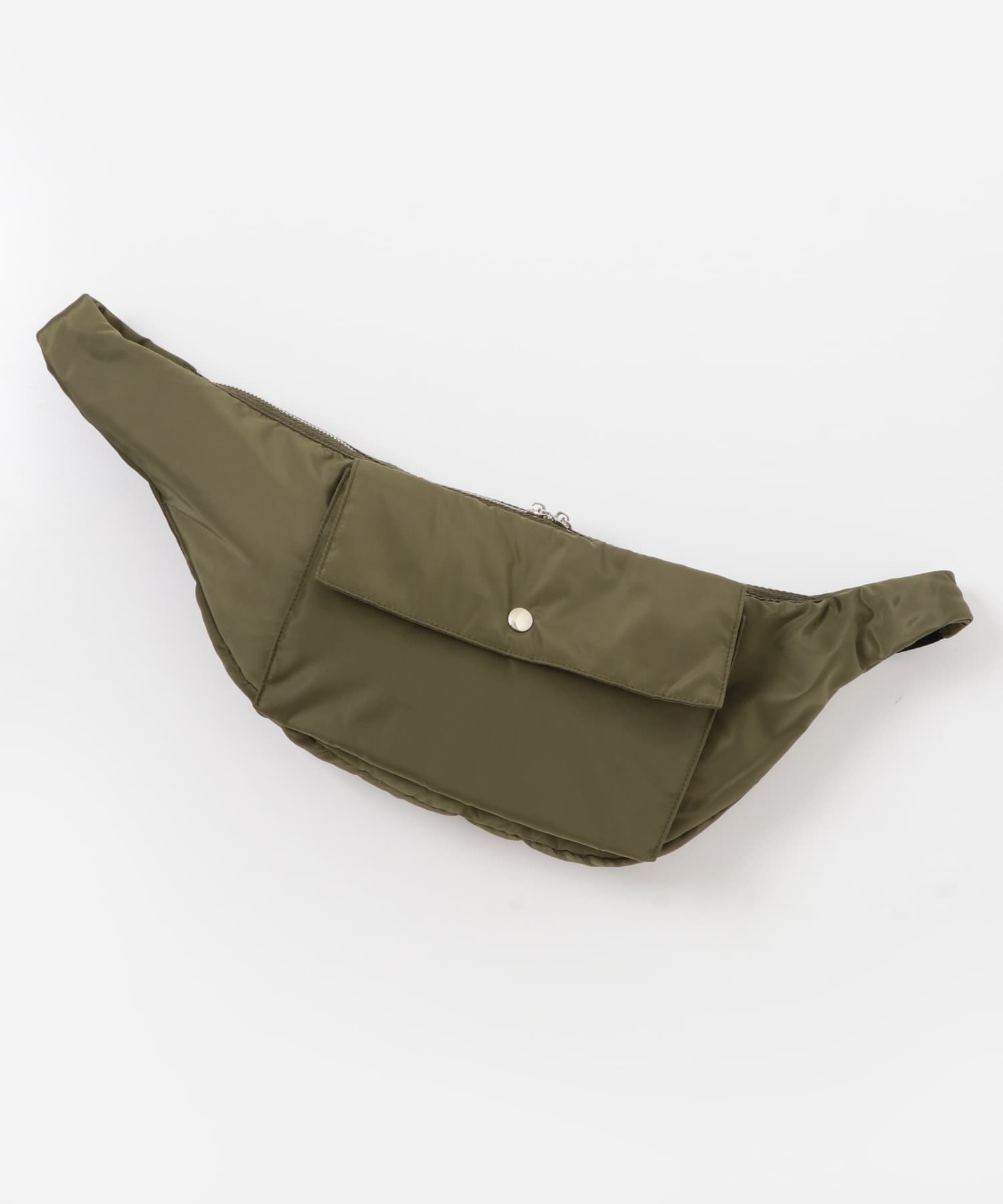 撥水ボディバッグ KHAKI one