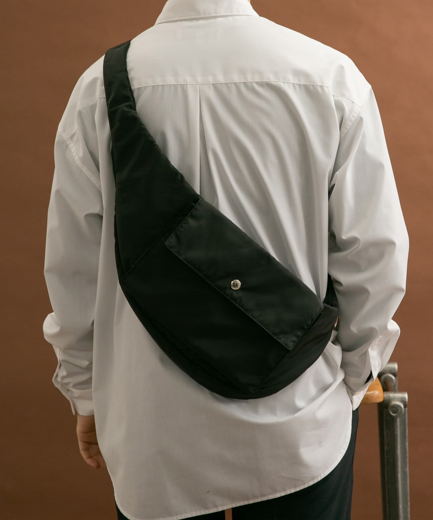 撥水ボディバッグ BLACK one