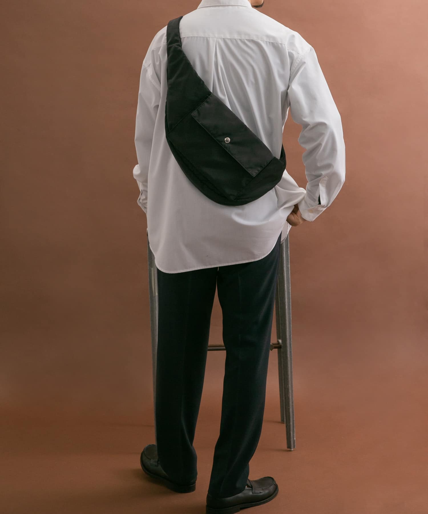 撥水ボディバッグ BLACK one
