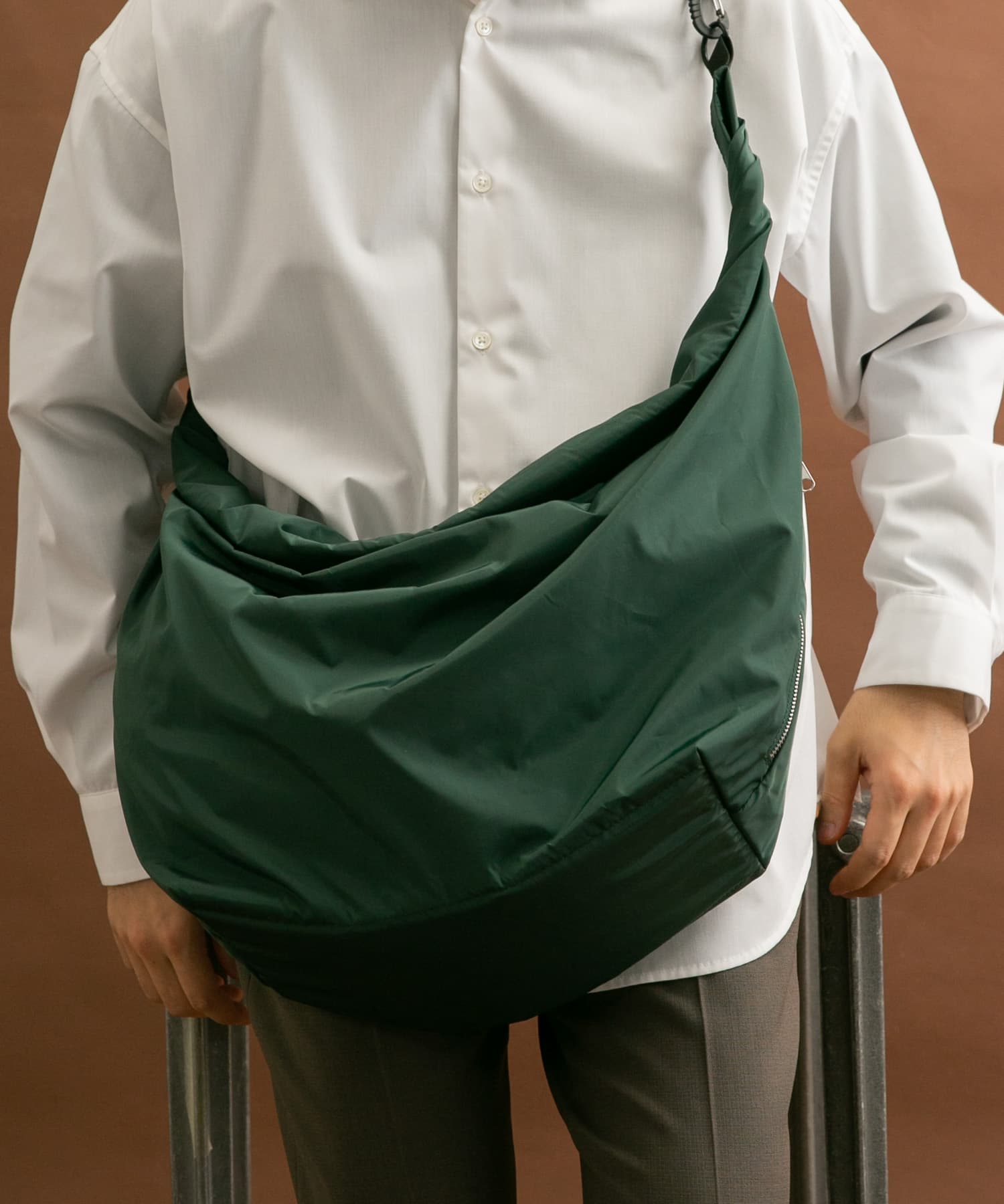 撥水ビッグボディバッグ GREEN one