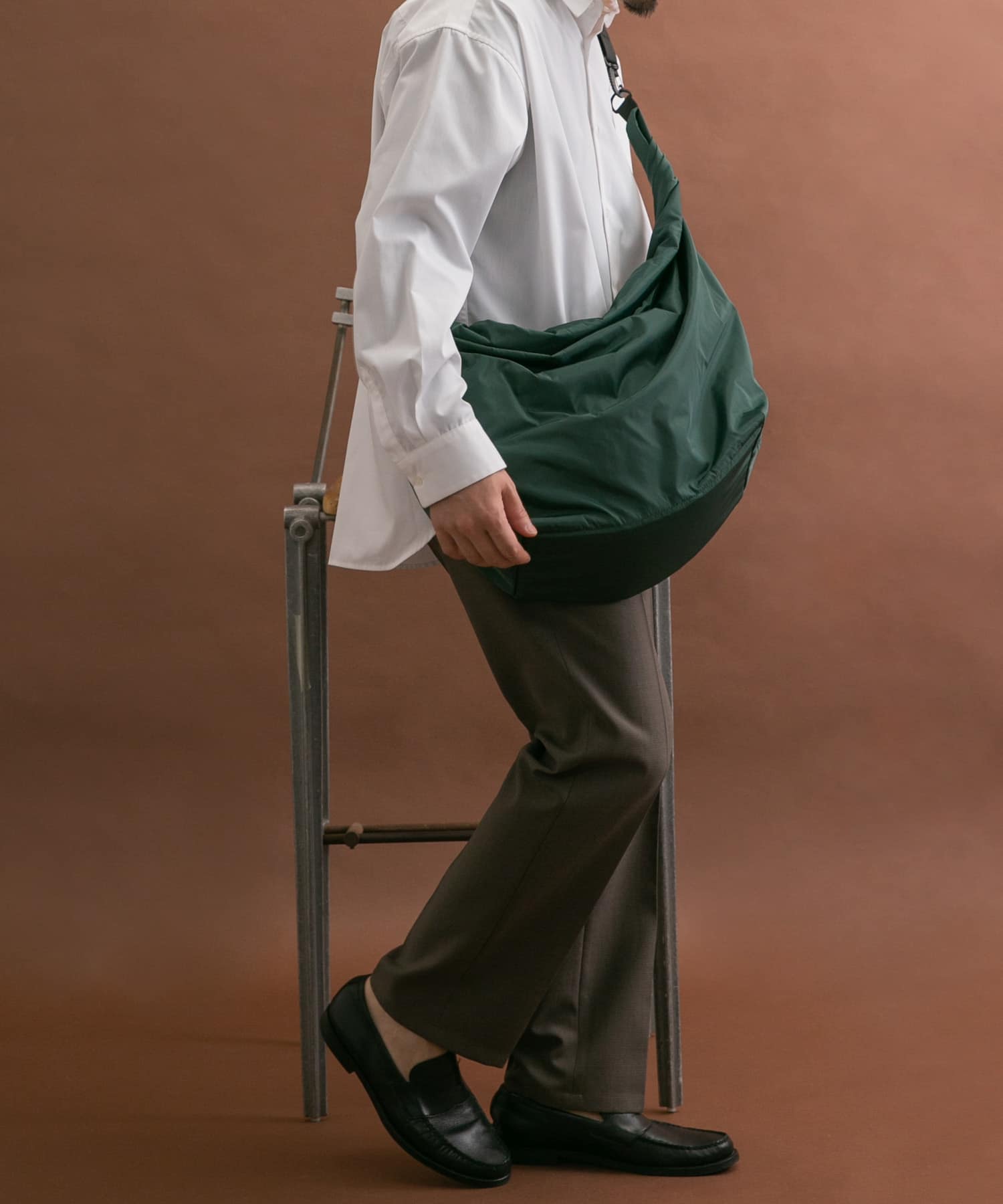 撥水ビッグボディバッグ GREEN one